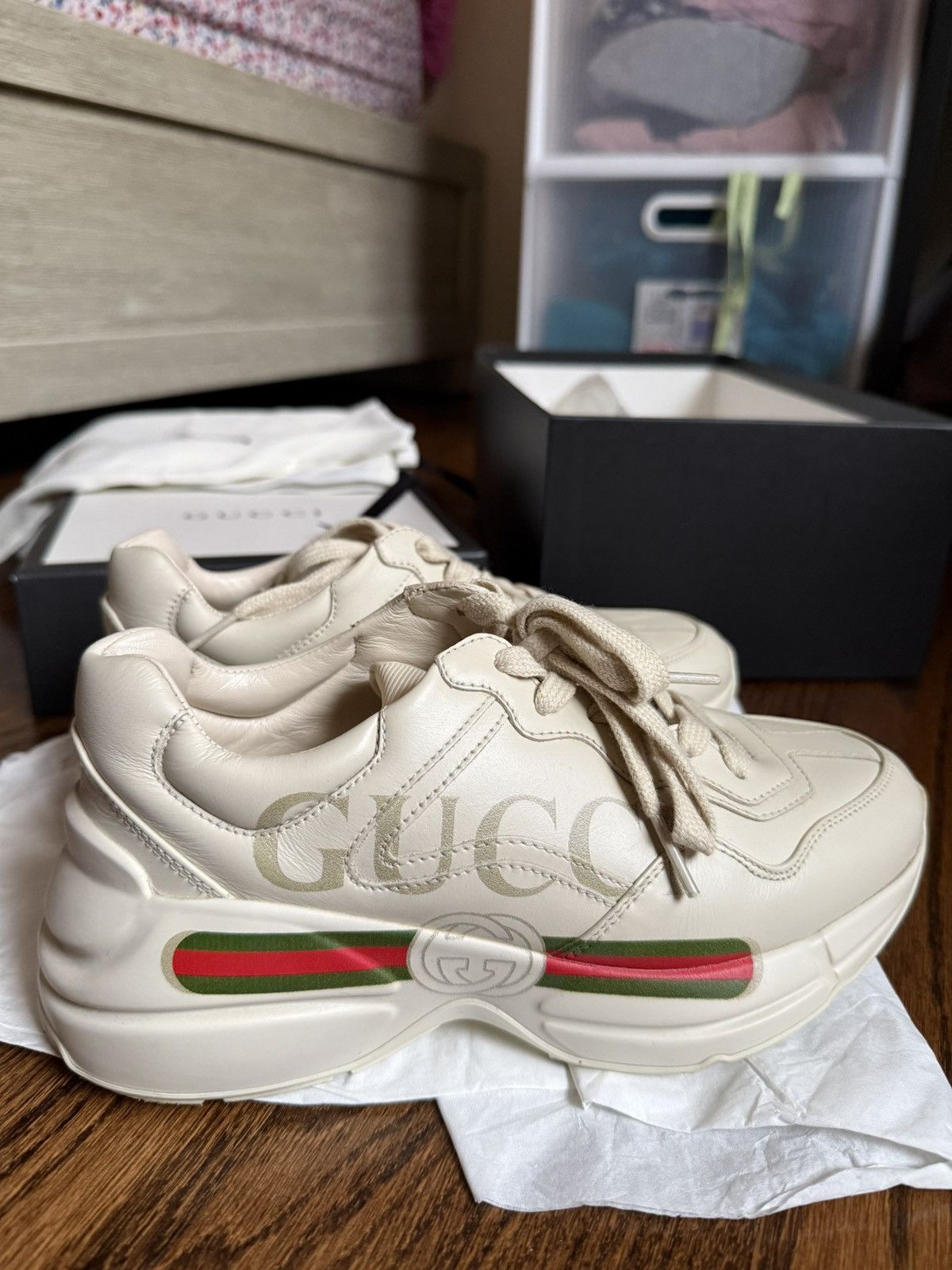 Gucci Gucci Rhyton Sneakers Size US 5 / IT 35 - 7 Thumbnail