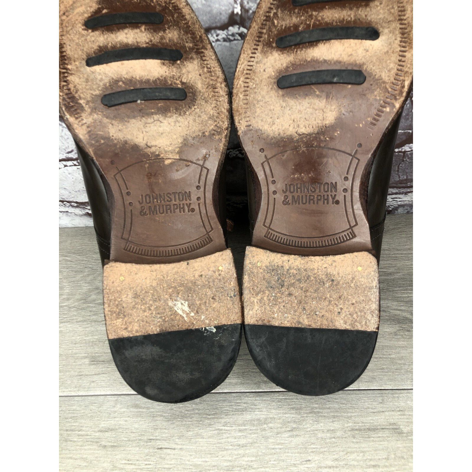 Johnston & Murphy Johnston & Murphy Brown Leather Double Monk Strap Cap Toe Ox Size US 10.5 / EU 43-44 - 19 Thumbnail