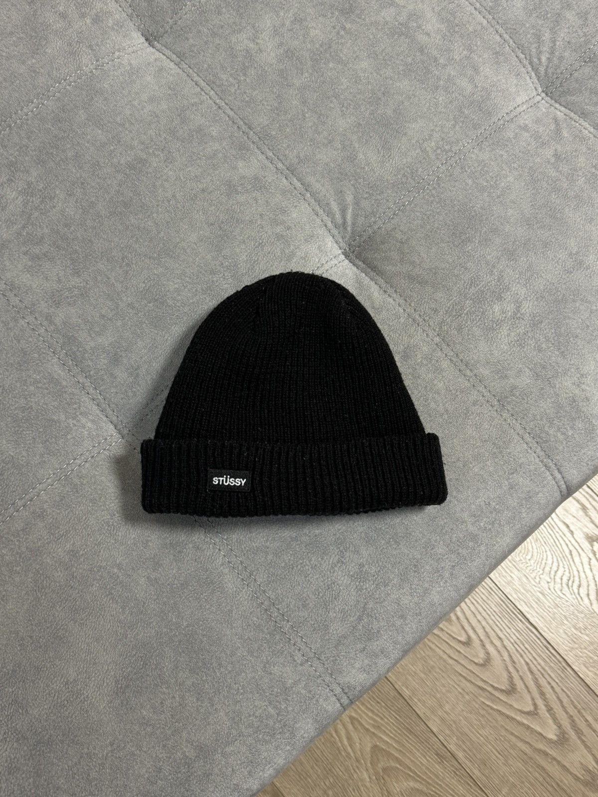 Stussy Vintage STUSSY USA Black Knit Hat Skate Size ONE SIZE - 5 Thumbnail