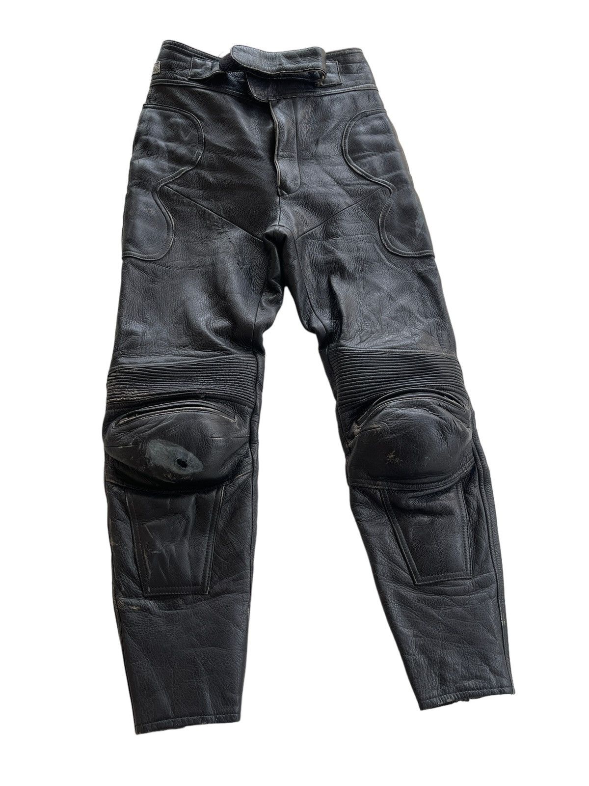 Kadoya Vintage Nankai Leather Bikers Pants Size US 29 - 3 Thumbnail