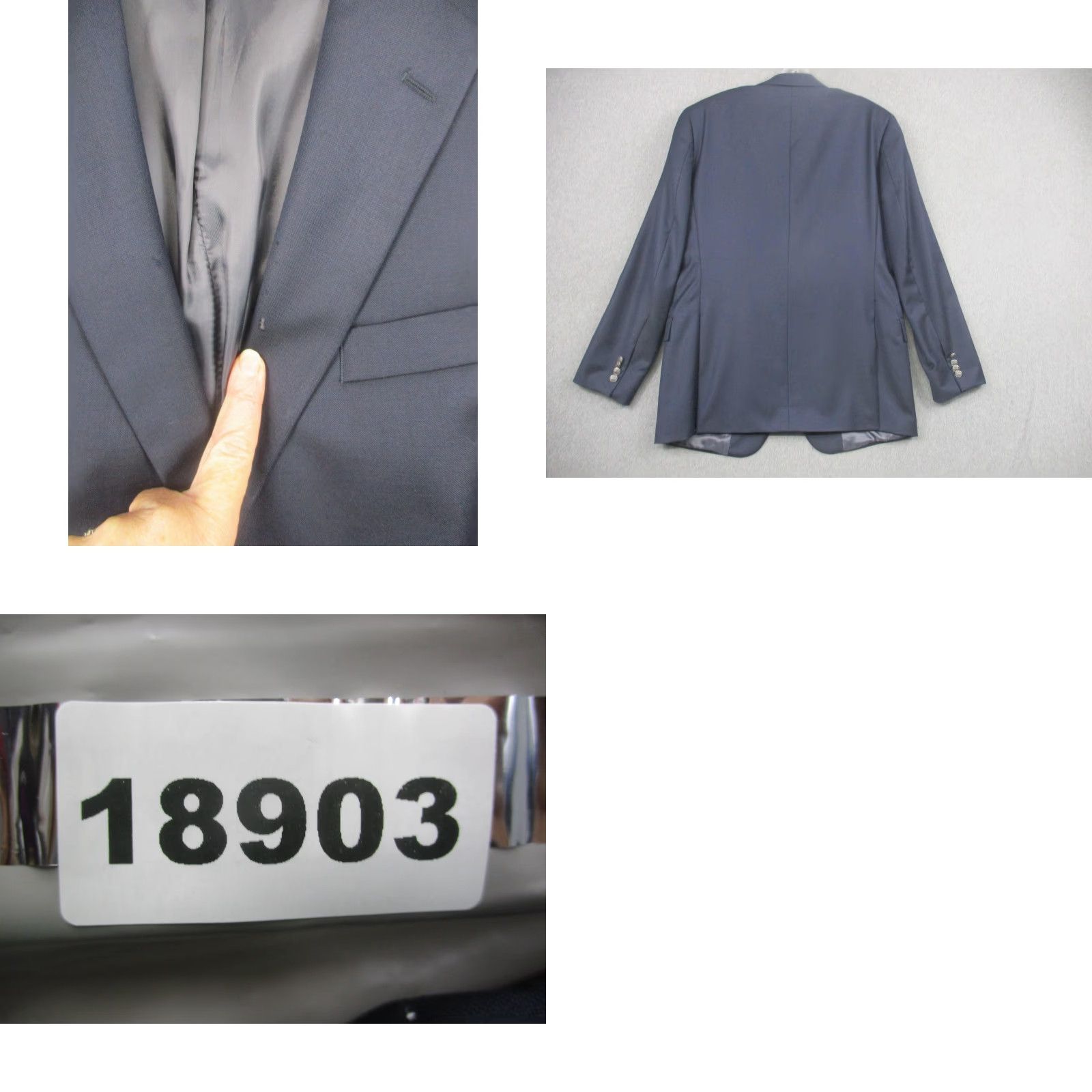 Brooks Brothers Brooks Brothers Blazer Mens 42L Navy Wool Regent Fit Two Button Suit Jacket Blazer Long Notch Lapel Two-Button Front Wool Size 42R - 9 Thumbnail