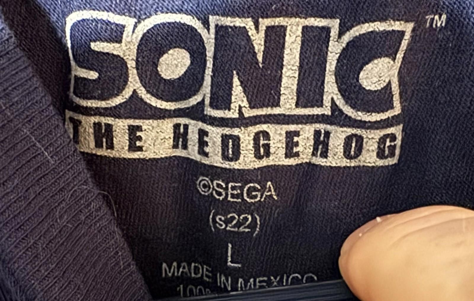 The Unbranded Brand Sonic the Hedgehog Character Sega T-Shirt Men's Size L Blue Size US L / EU 52-54 / 3 - 4 Thumbnail
