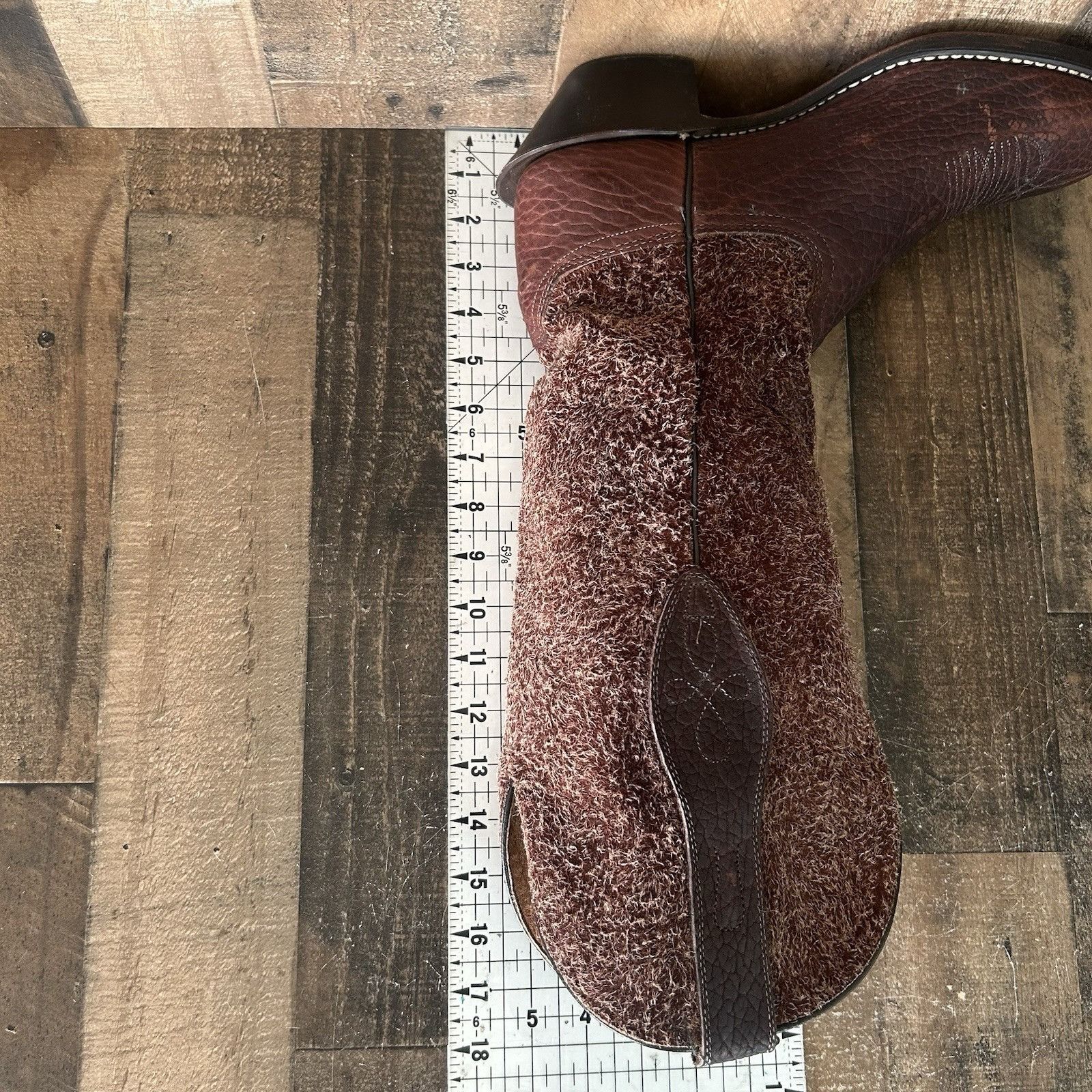 Acme Clothing Acme Vintage Tall Bullhide Mule Ear Cowboy Boots Mens 11 D Size US 11 / EU 44 - 9 Thumbnail