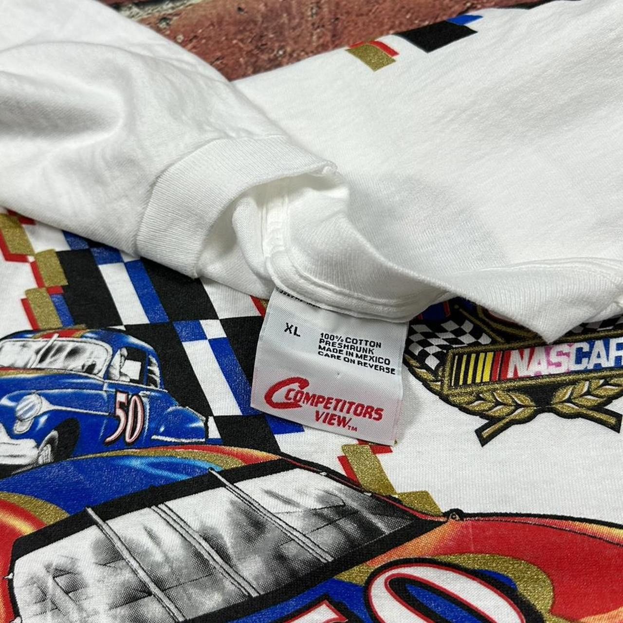 NASCAR Vintage Nascar T Shirt 50th Anniversary Winston Series 1998 Size US XL / EU 56 / 4 - 5 Thumbnail