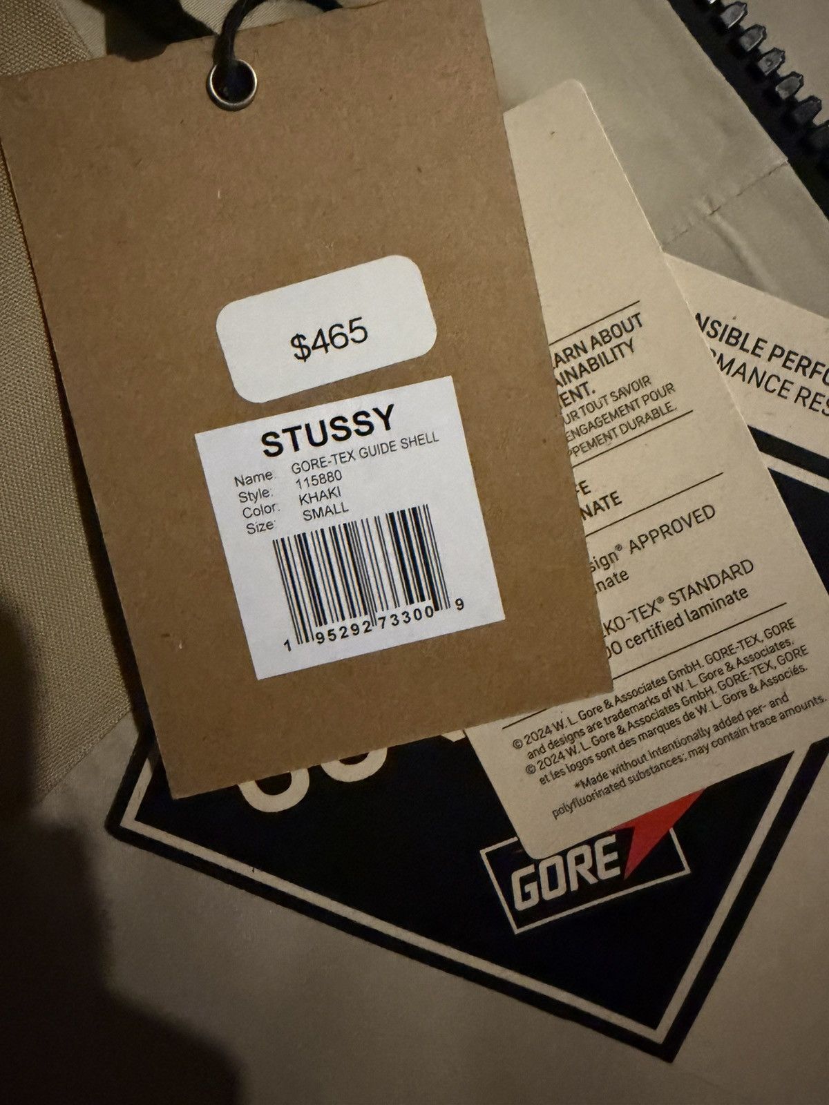Stussy Stussy GORE-TEX Guide Shell 'Khaki' Size US S / EU 44-46 / 1 - 8 Thumbnail