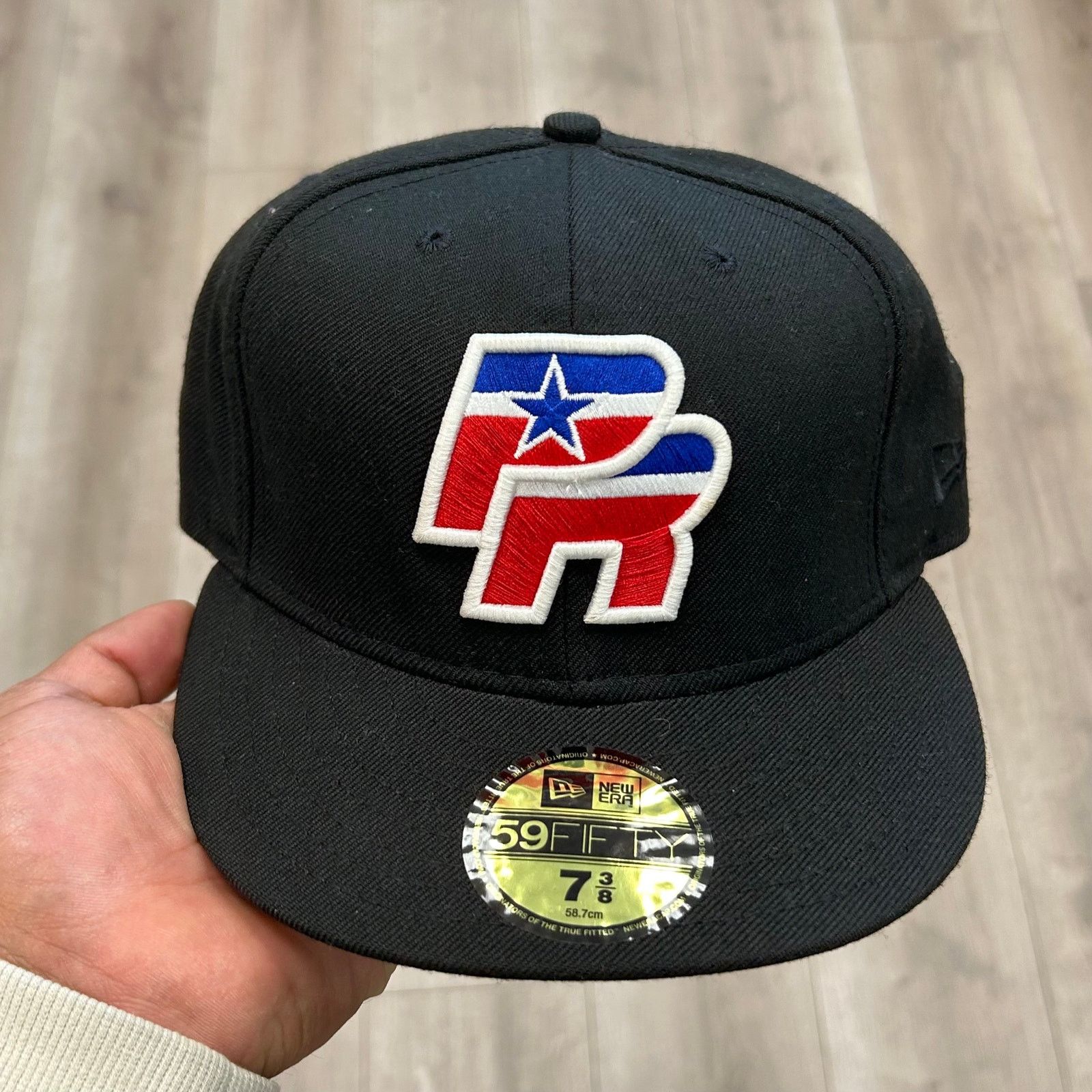 New Era New Era 59FIFTY Puerto Rico flag-themed PR logo Fitted Hat Size ONE SIZE - 2 Thumbnail