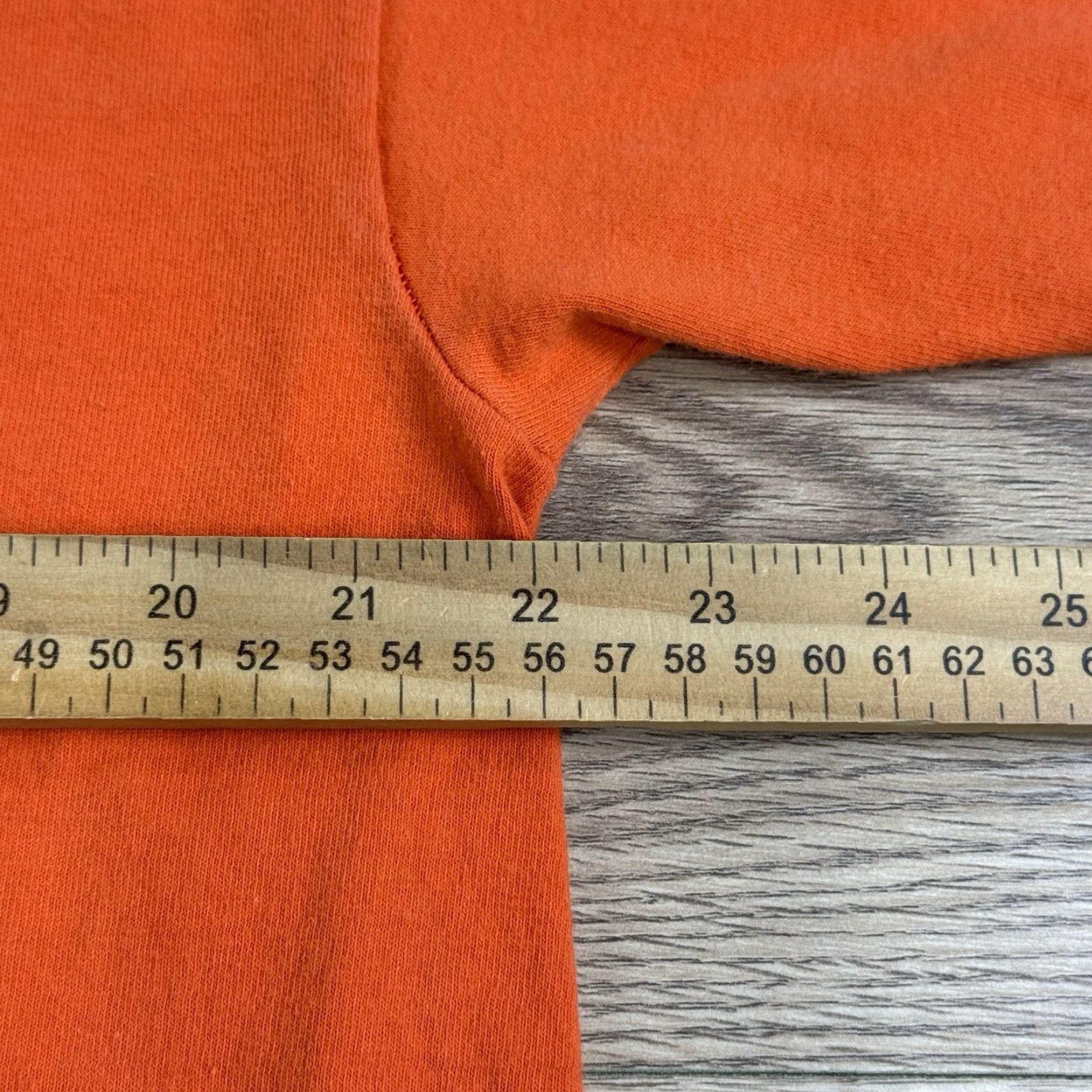 Vintage VINTAGE All Sport T-Shirt 90s Laconia Motorcycle Week Mens XL Orange Short Sleeve Crew Neck 1990s 1999 Flaming Skeleton Bike Rider Size US XL / EU 56 / 4 - 7 Thumbnail