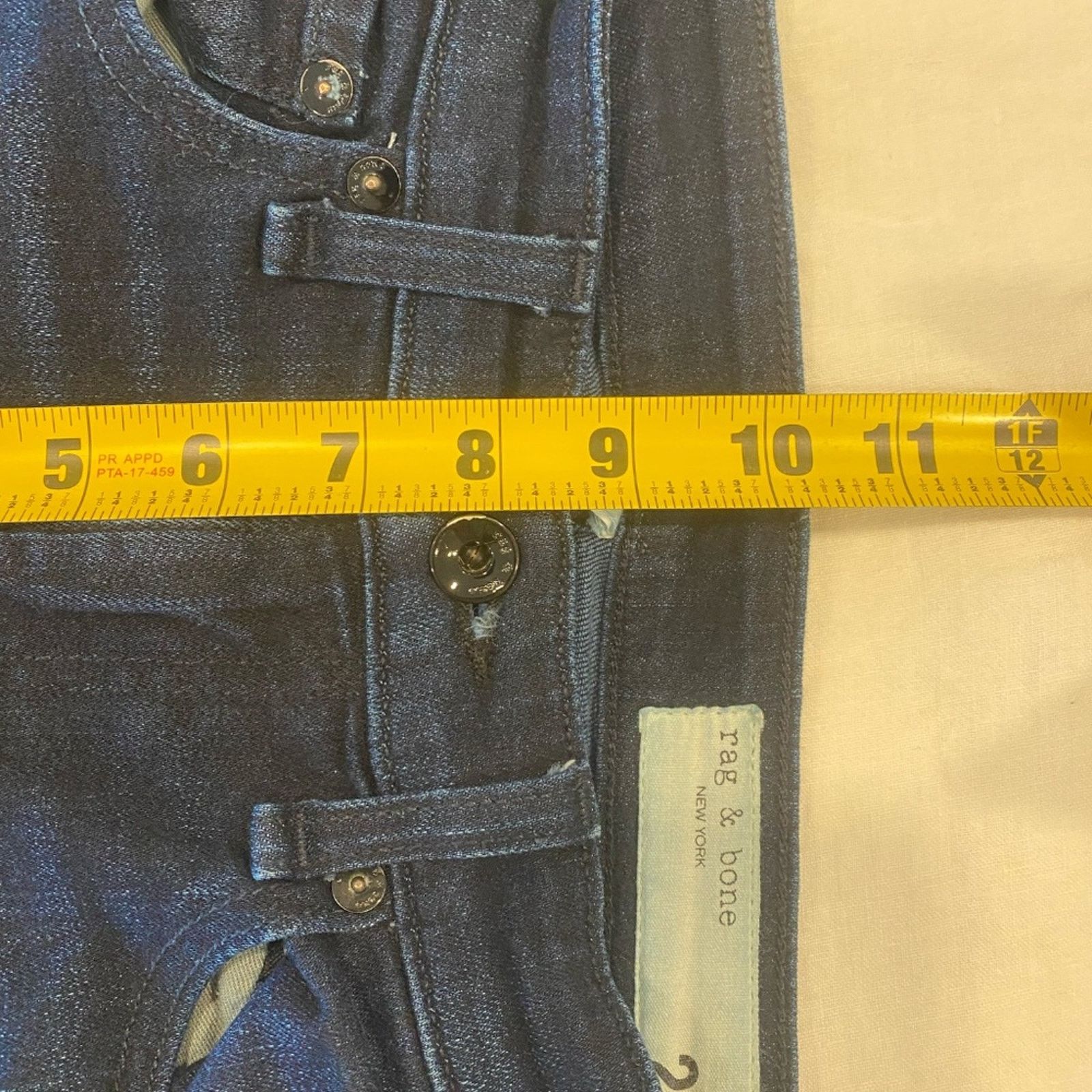 Rag & Bone Rag & Bone Women's Cate Mid-Rise Skinny Jean - 24 Size 24" / US 00 / IT 34 - 8 Thumbnail