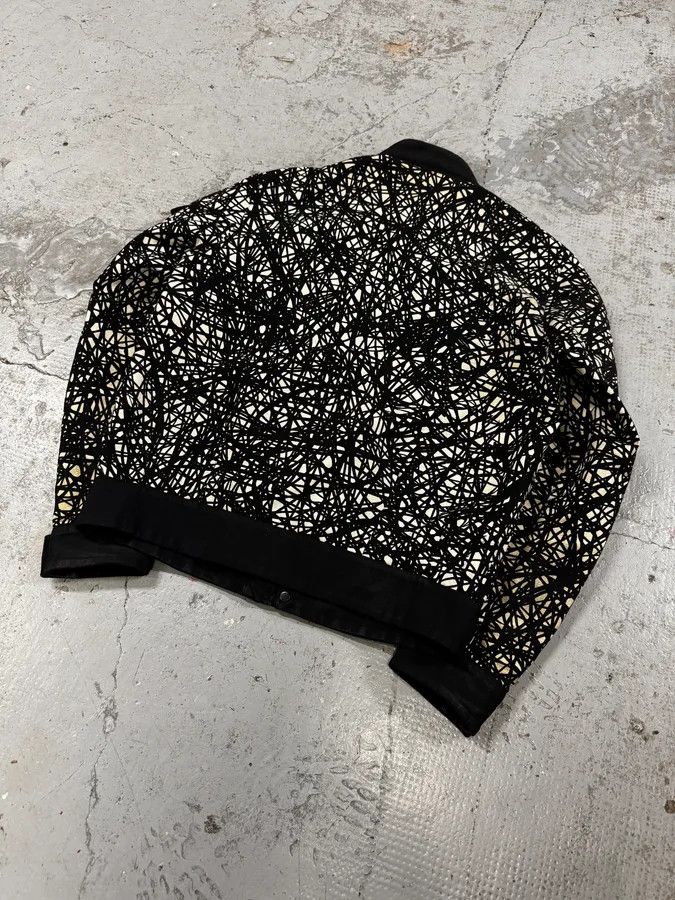 Balenciaga AW2013 Balenciaga Black & White Contemporary Abstract Aviator Jacket Size US S / EU 44-46 / 1 - 6 Thumbnail