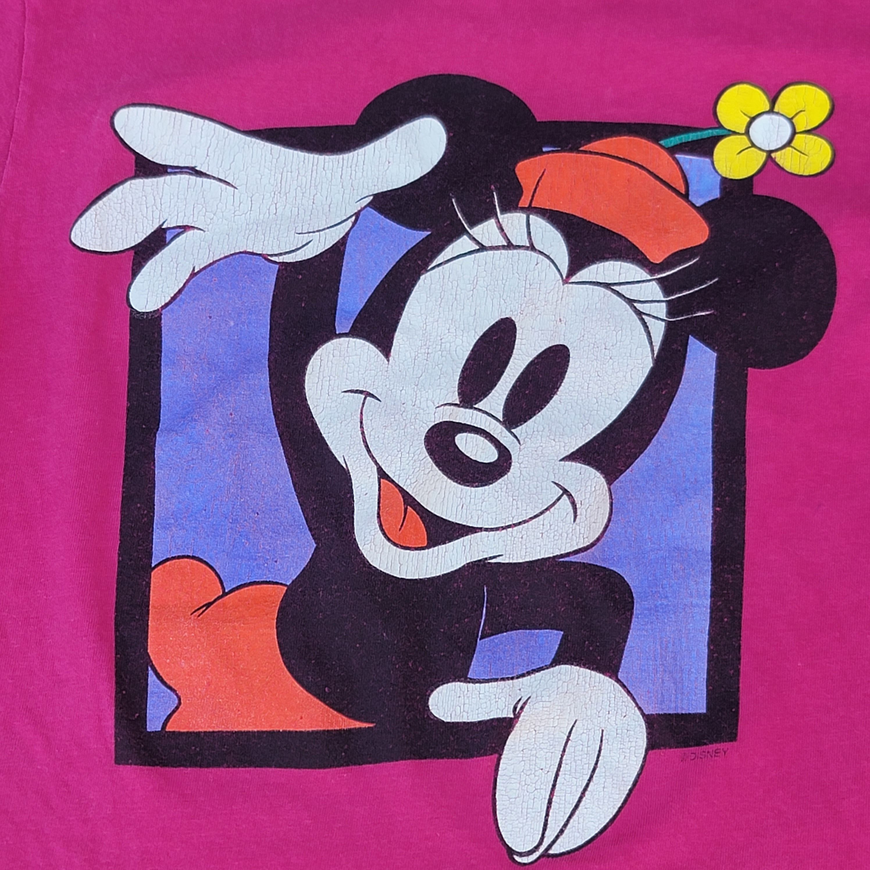 Disney Vtg Disney Hanes Minnie Mouse Single Stitch T-shirt Size S / US 4 / IT 40 - 2 Thumbnail