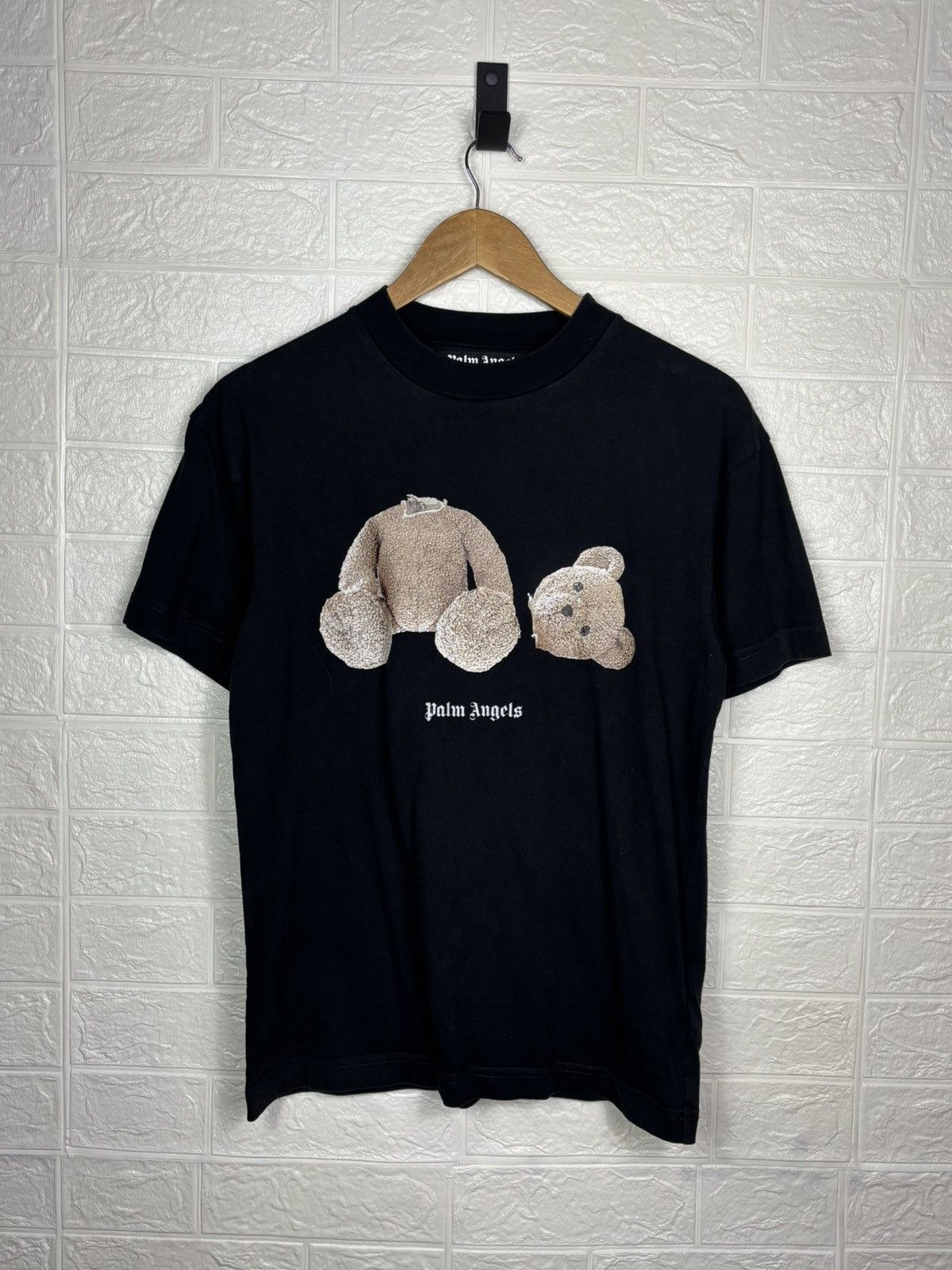 Palm Angels Teddy Bear T Shirt Black Size XS