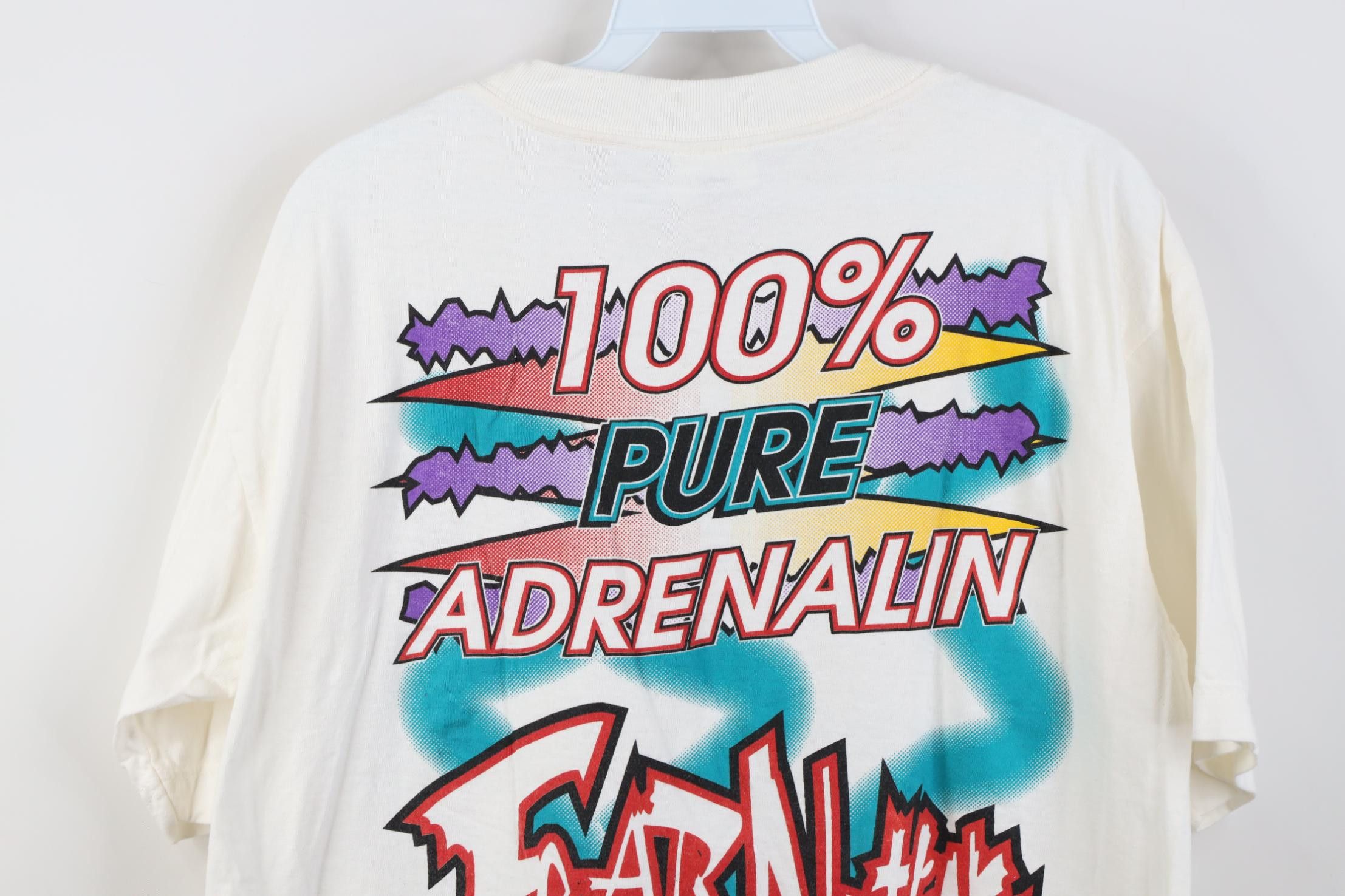 Vintage Vintage 90s Streetwear Nothing Short Sleeve T-Shirt White Size US L / EU 52-54 / 3 - 10 Thumbnail