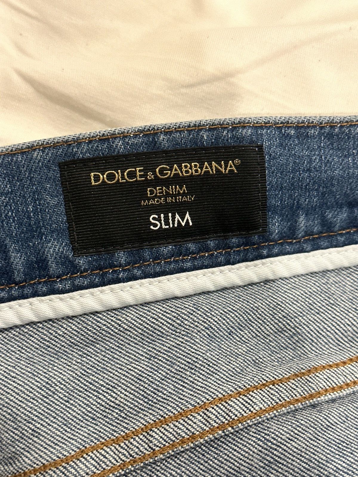 Dolce & Gabbana Dolce & Gabbana Men’s Blue Jeans Slim Fit Size US 44 / EU 60 - 5 Thumbnail