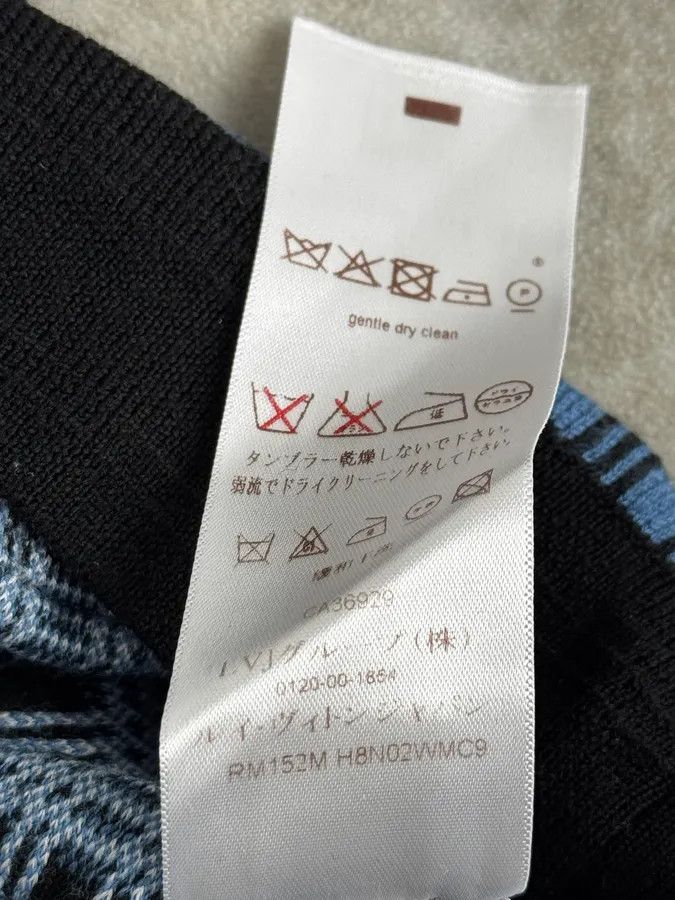 Louis Vuitton Louis Vuitton Blue Checkered Contemporary Sweater Size US S / EU 44-46 / 1 - 11 Thumbnail