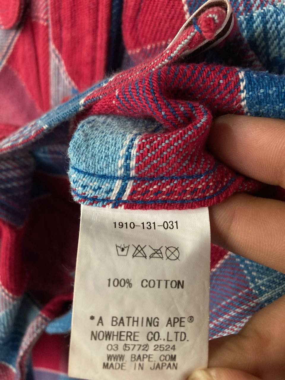 Bape Bape Flannel Check Hoodie Size US S / EU 44-46 / 1 - 10 Thumbnail