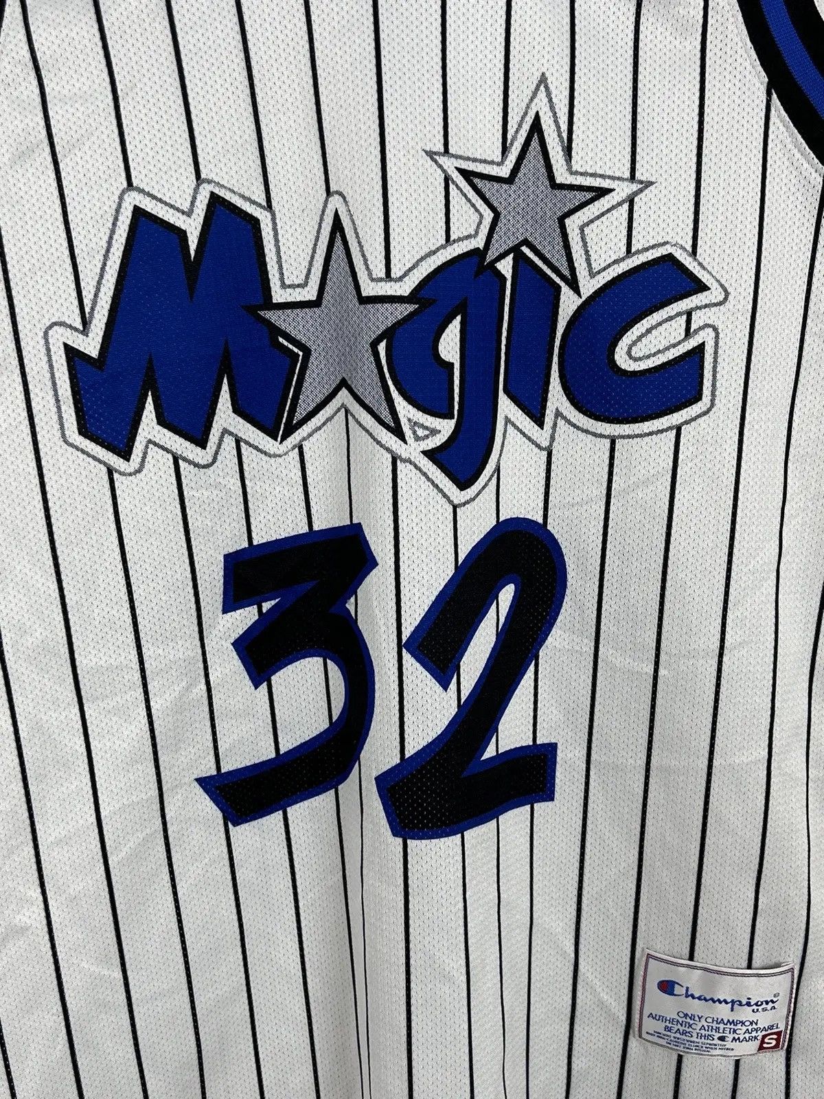 Champion 90s Vintage Orlando Magic #32 1989-98 Home O’Neal Jersey Size US S / EU 44-46 / 1 - 3 Thumbnail