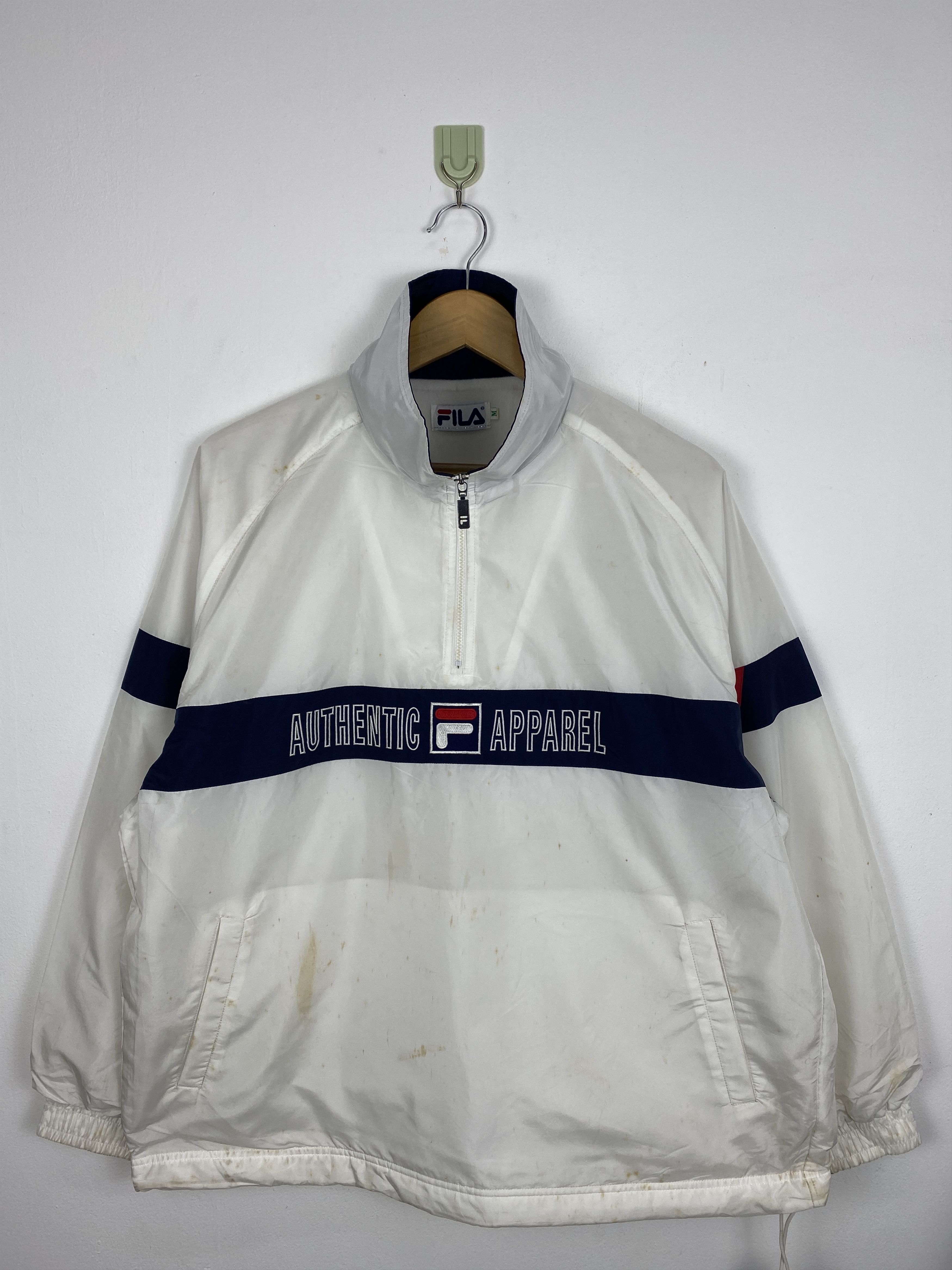 Fila 90s Vintage Fila Anorak Half Zipper Light Jacket AH0051 Size US M / EU 48-50 / 2 - 1 Thumbnail