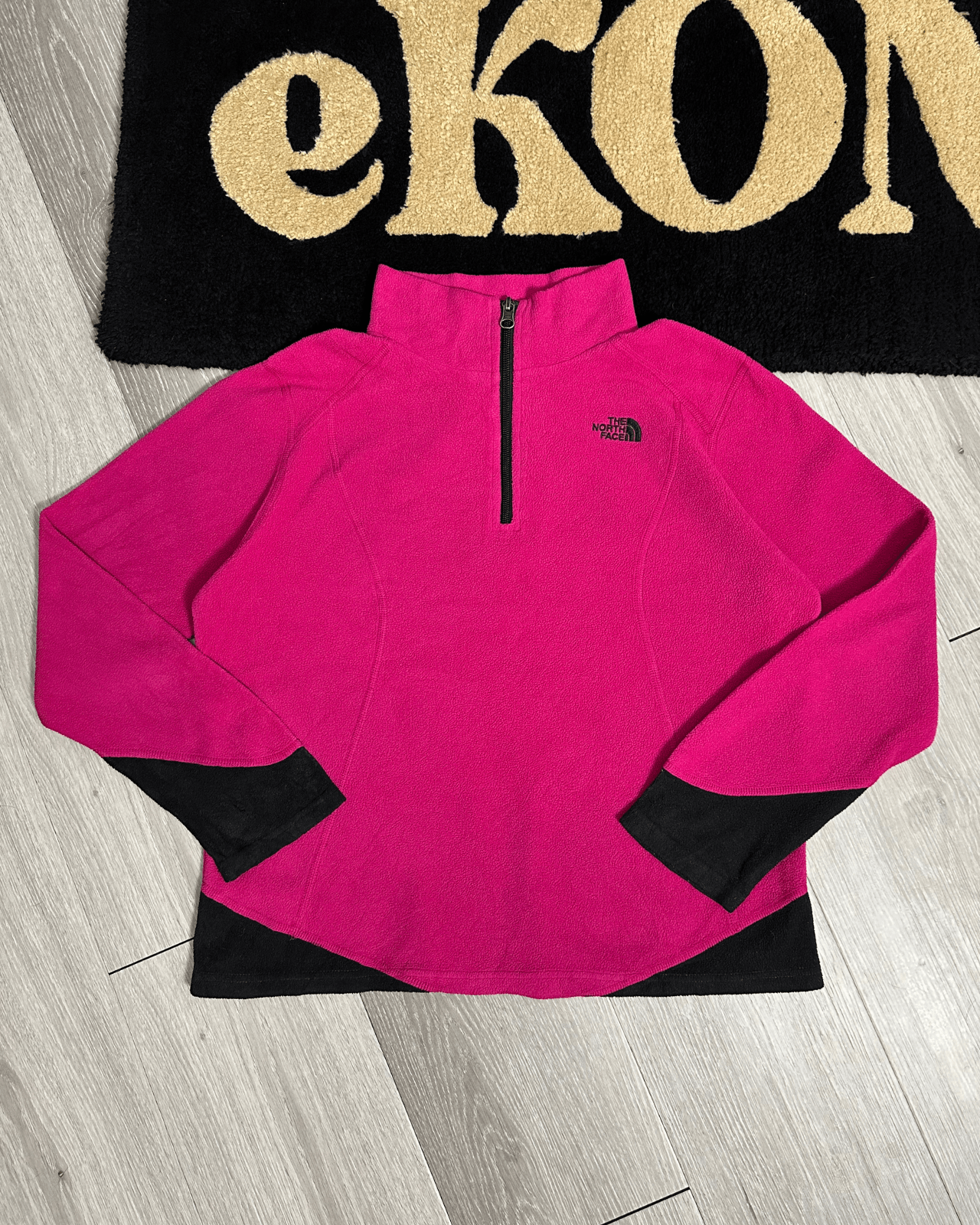 The North Face × Vintage Vintage The North Face Polartec Women's 1/4 Zip Fleece - XS Size XS / US 0-2 / IT 36-38 - 1 Thumbnail