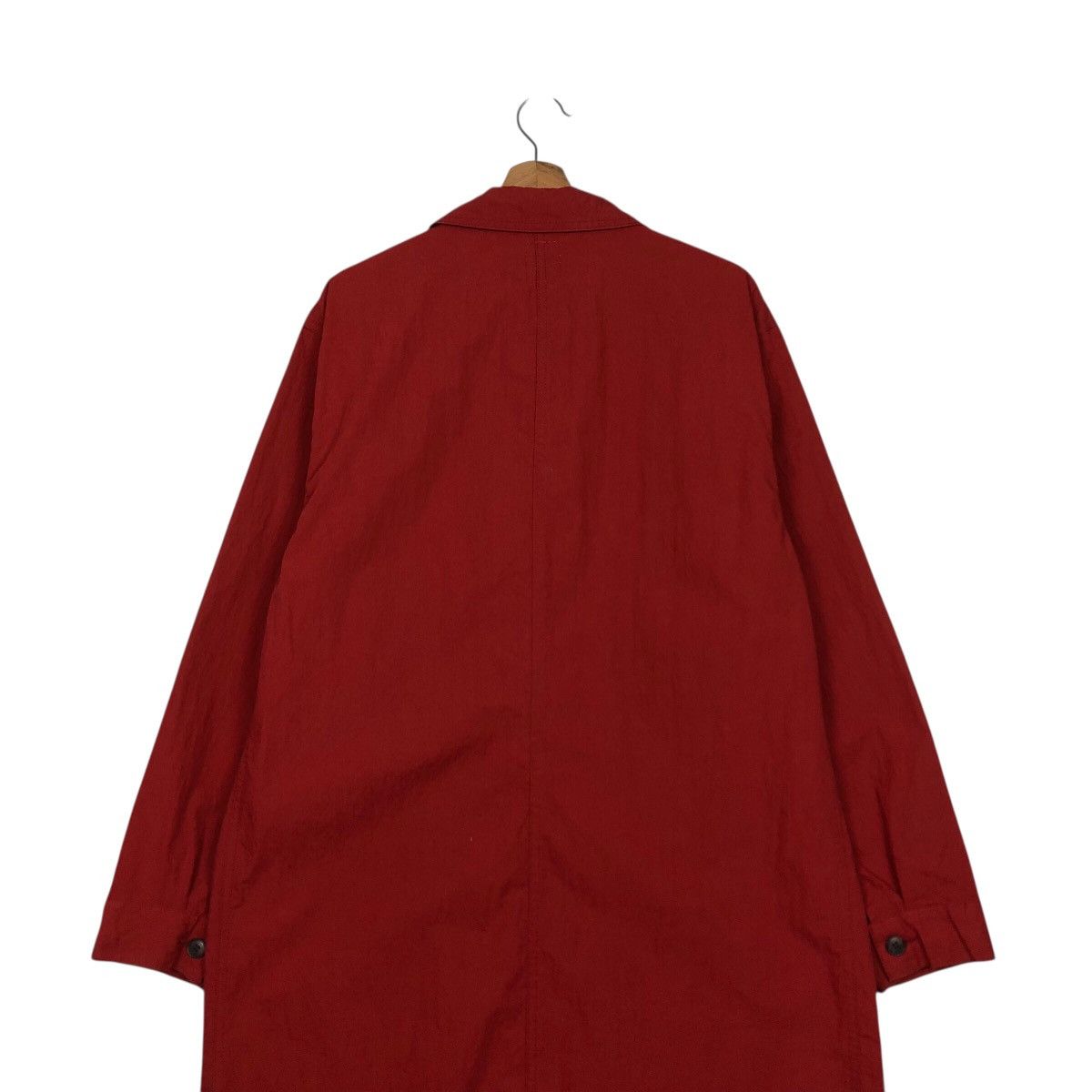 Japanese Brand 📌Rich Red Vintage Long Jacket Chore Detroit FOB Factory Size US L / EU 52-54 / 3 - 11 Thumbnail