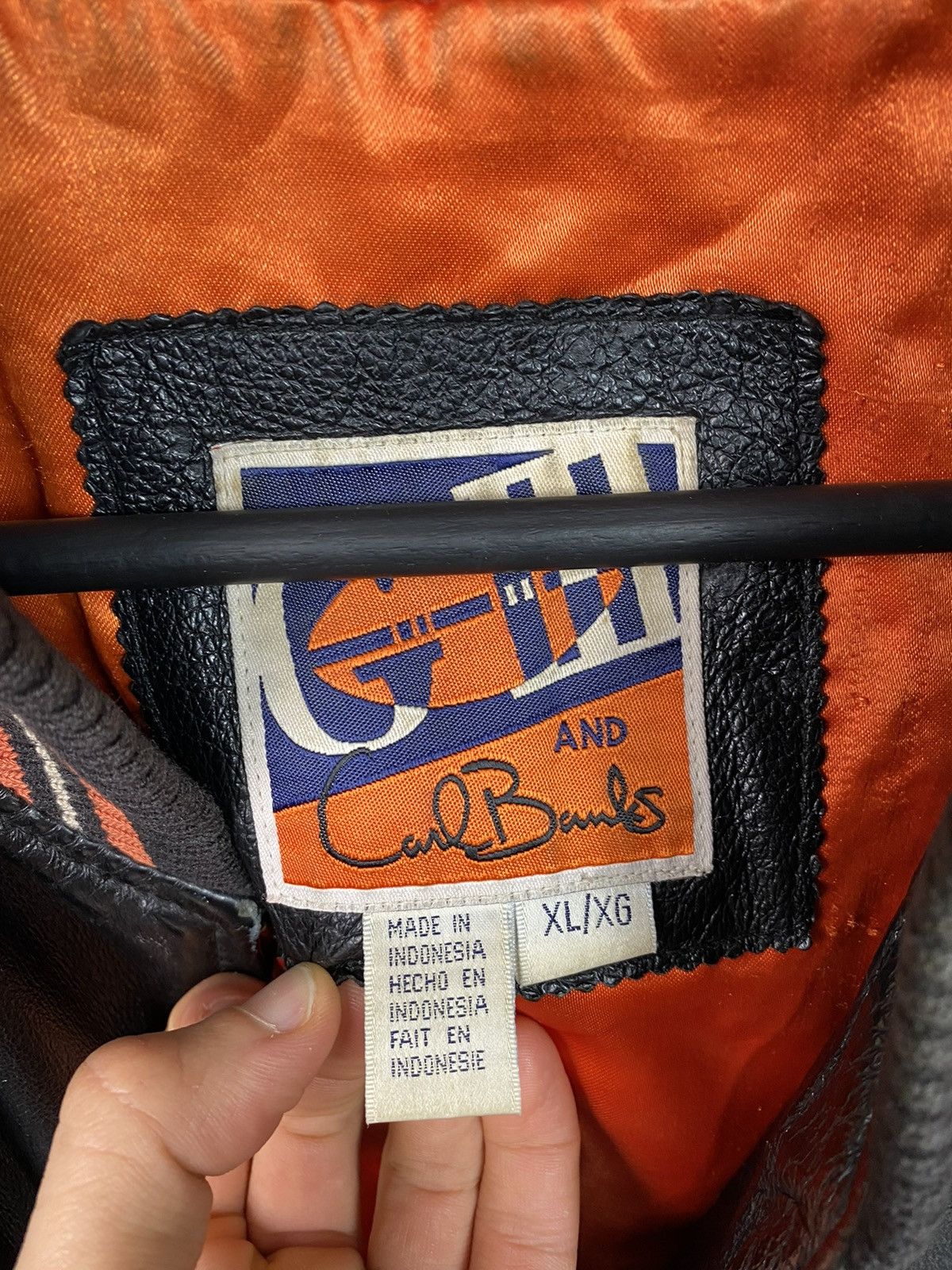 Other Vintage Denver Broncos NFL Leather Bomber Jacket Varsity XL Size US XL / EU 56 / 4 - 21 Thumbnail