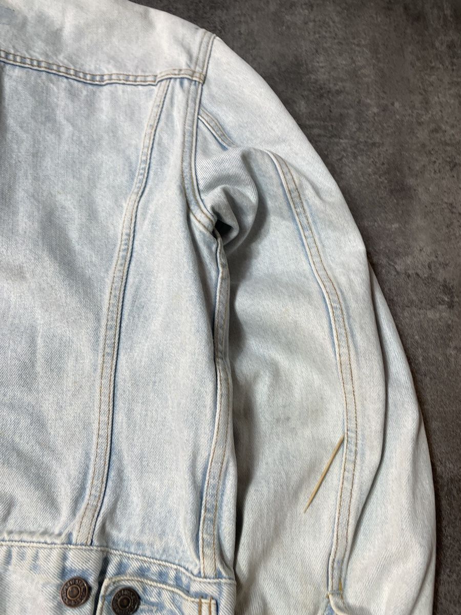 Levi's 🔥Offers🔥Levis Vintage Y2K Denim Jacket Rare Baby Blue Size XS / US 0-2 / IT 36-38 - 14 Thumbnail