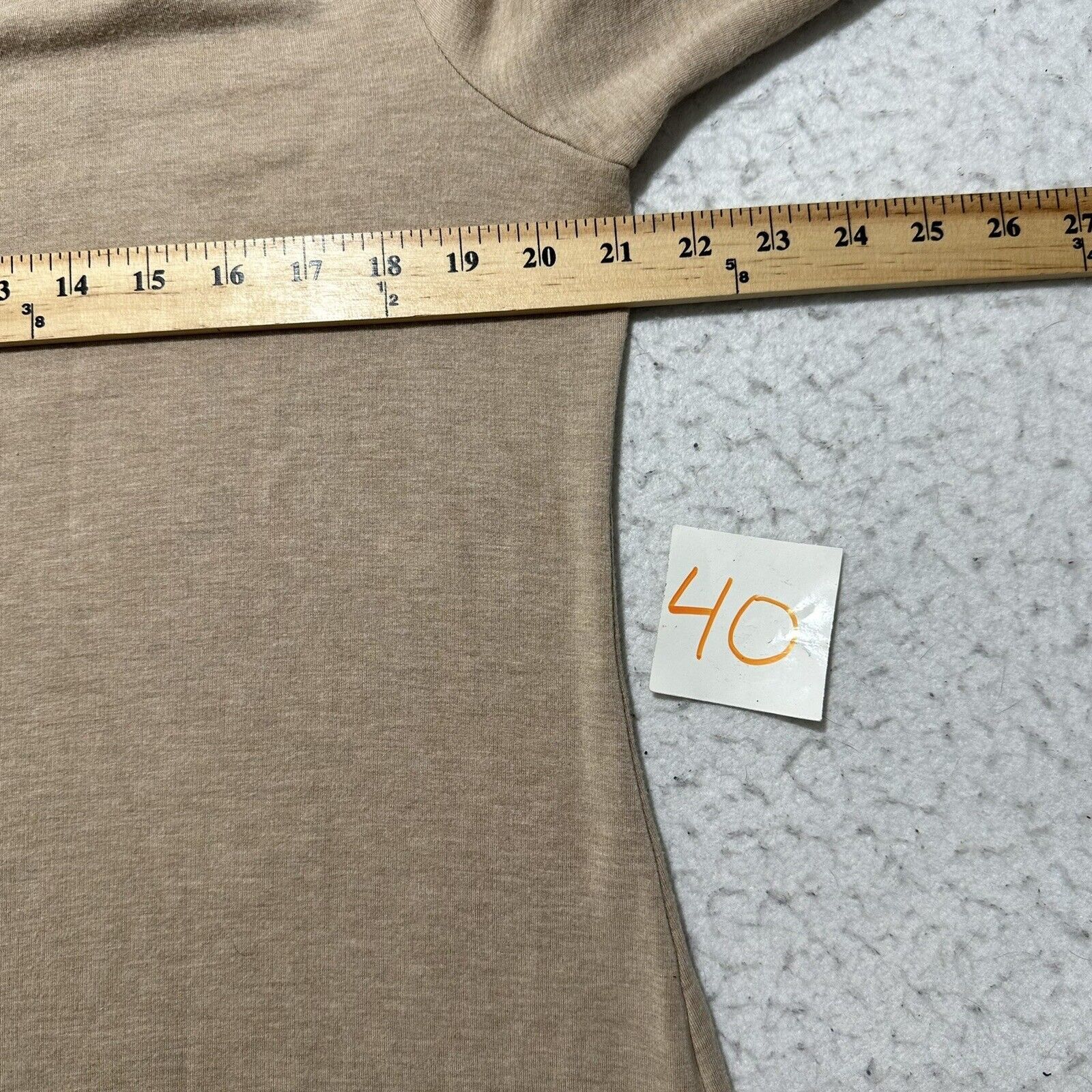 Other Soma Large Live Lounge Wear Tan Tunic Fleece Sweater Lace Size L / US 10 / IT 46 - 11 Thumbnail