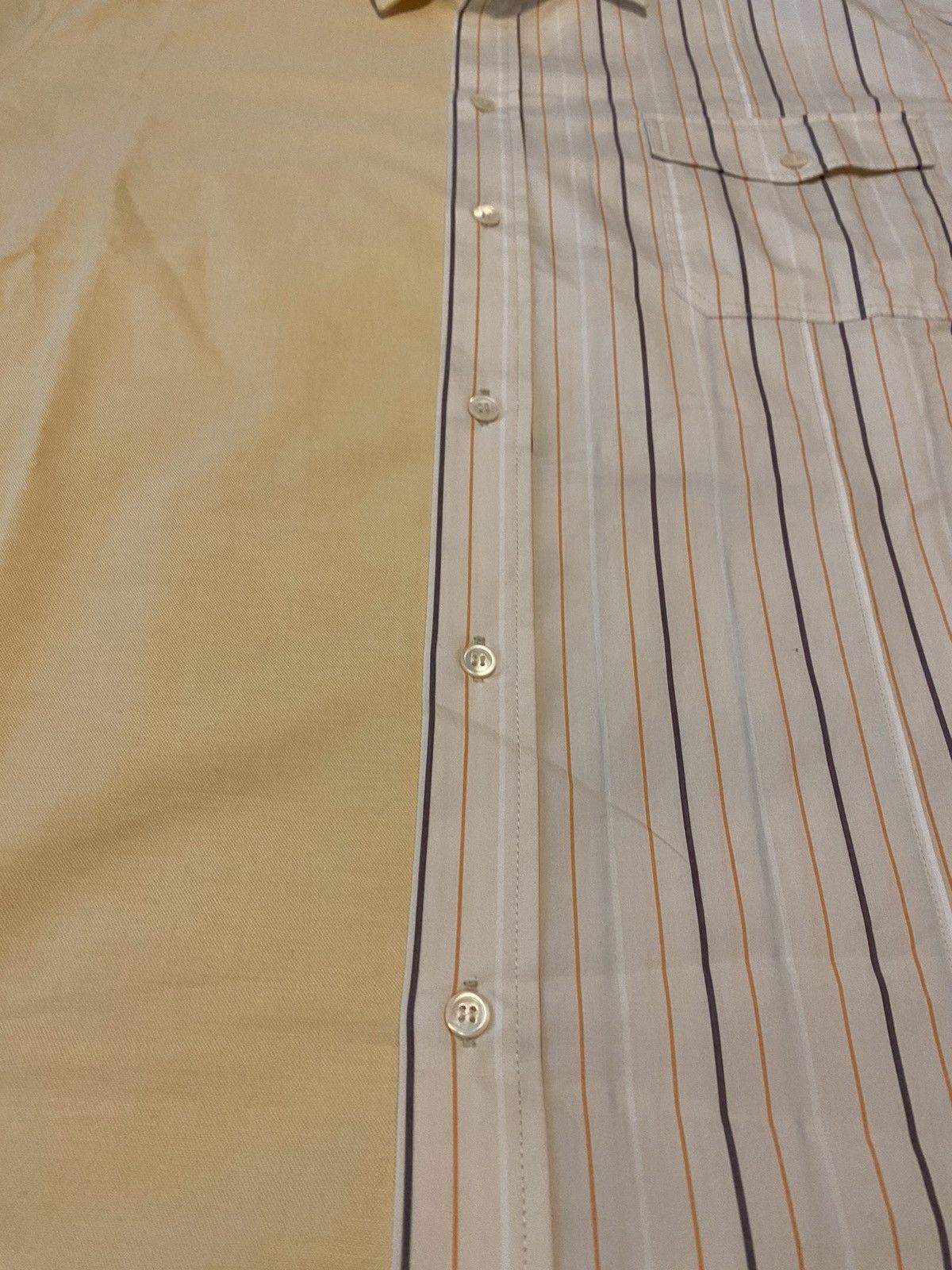 Marni Marni Half Poplin Stripe Shirt Sz54 NWT Size US XXL / EU 58 / 5 - 5 Thumbnail