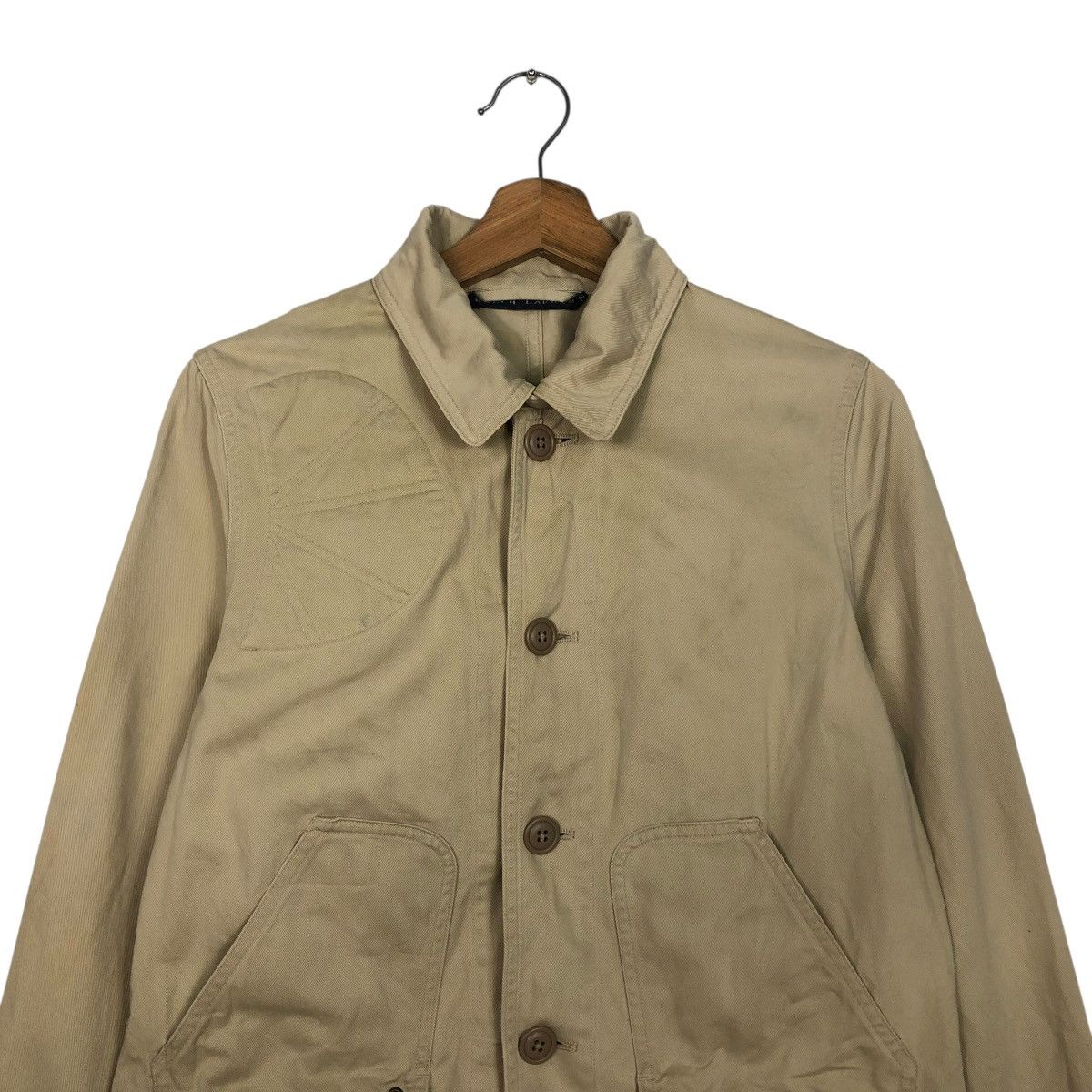 Ralph Lauren 🔥VINTAGE CROPPED CHORE WORK BIKER JACKET RALPH LAUREN Size M / US 6-8 / IT 42-44 - 5 Thumbnail