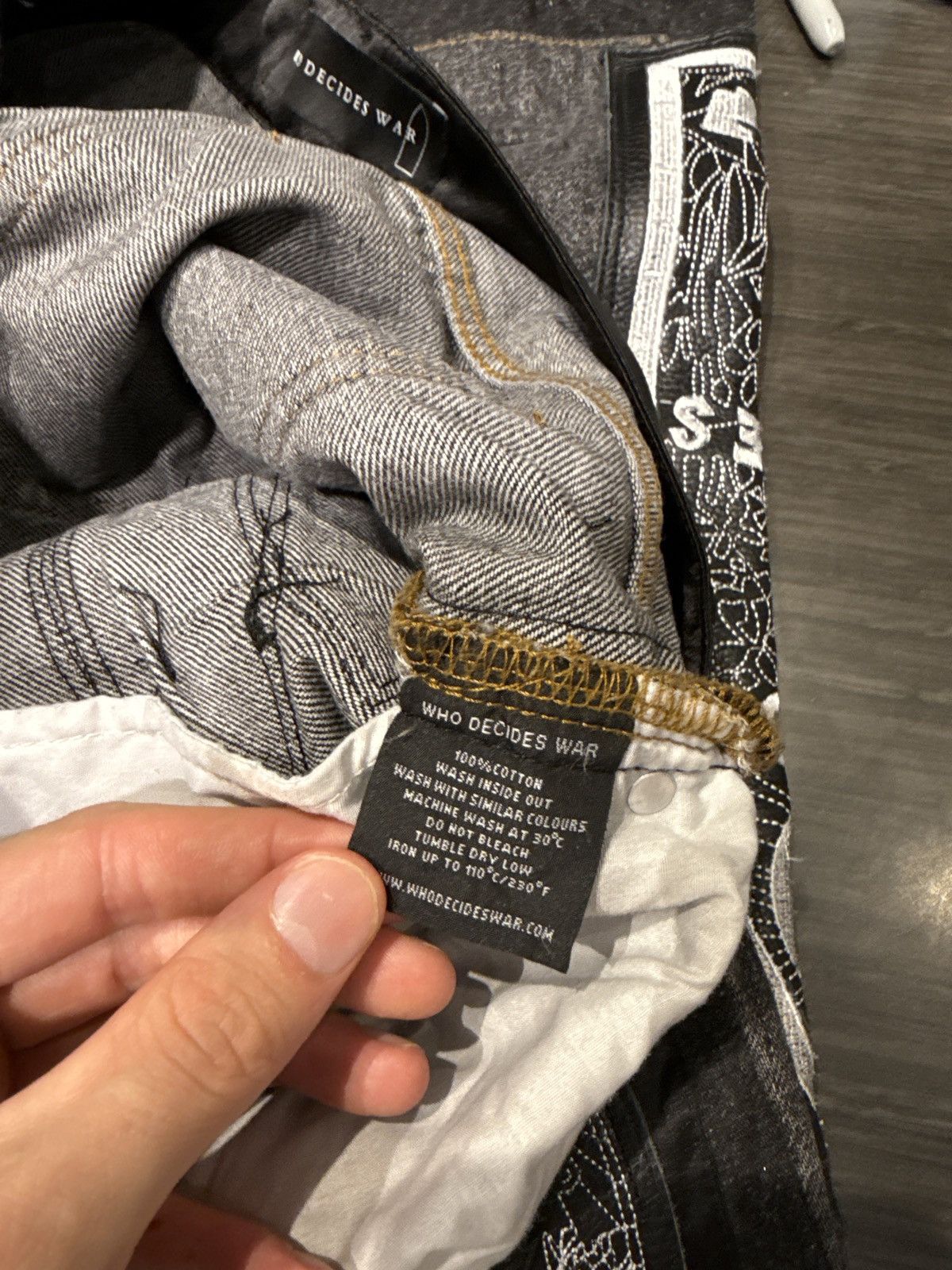 Who Decides War Who Decides War Arch Denim Black 32 Size US 32 / EU 48 - 4 Thumbnail
