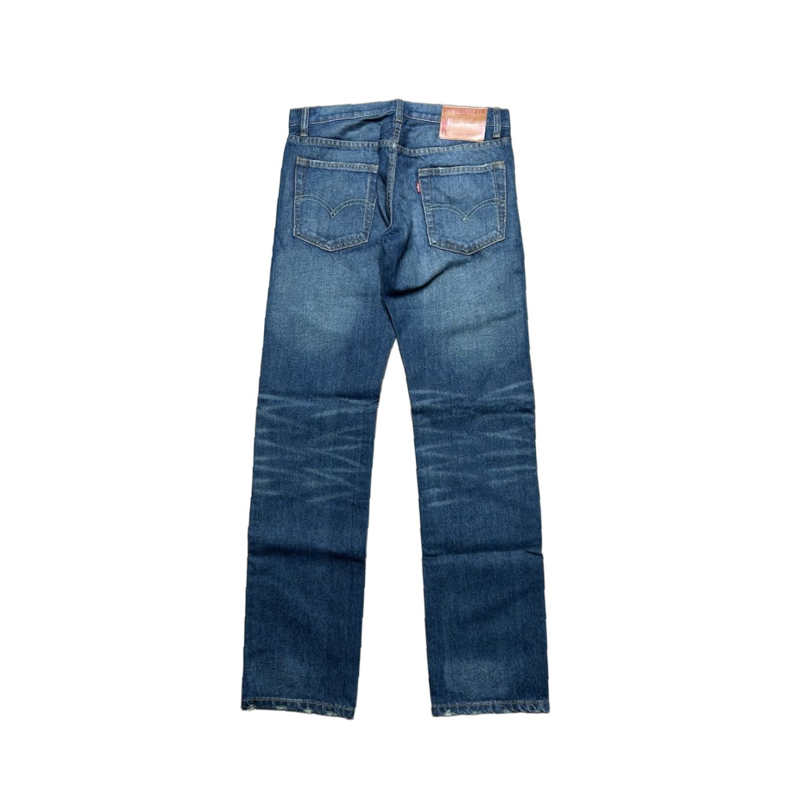 Levi's VINTAGE Levi’s Offender Jeans Low Rise Straight Leg Faded Dark Wash 31x34 Mens Jeans Size US 31 - 1 Thumbnail
