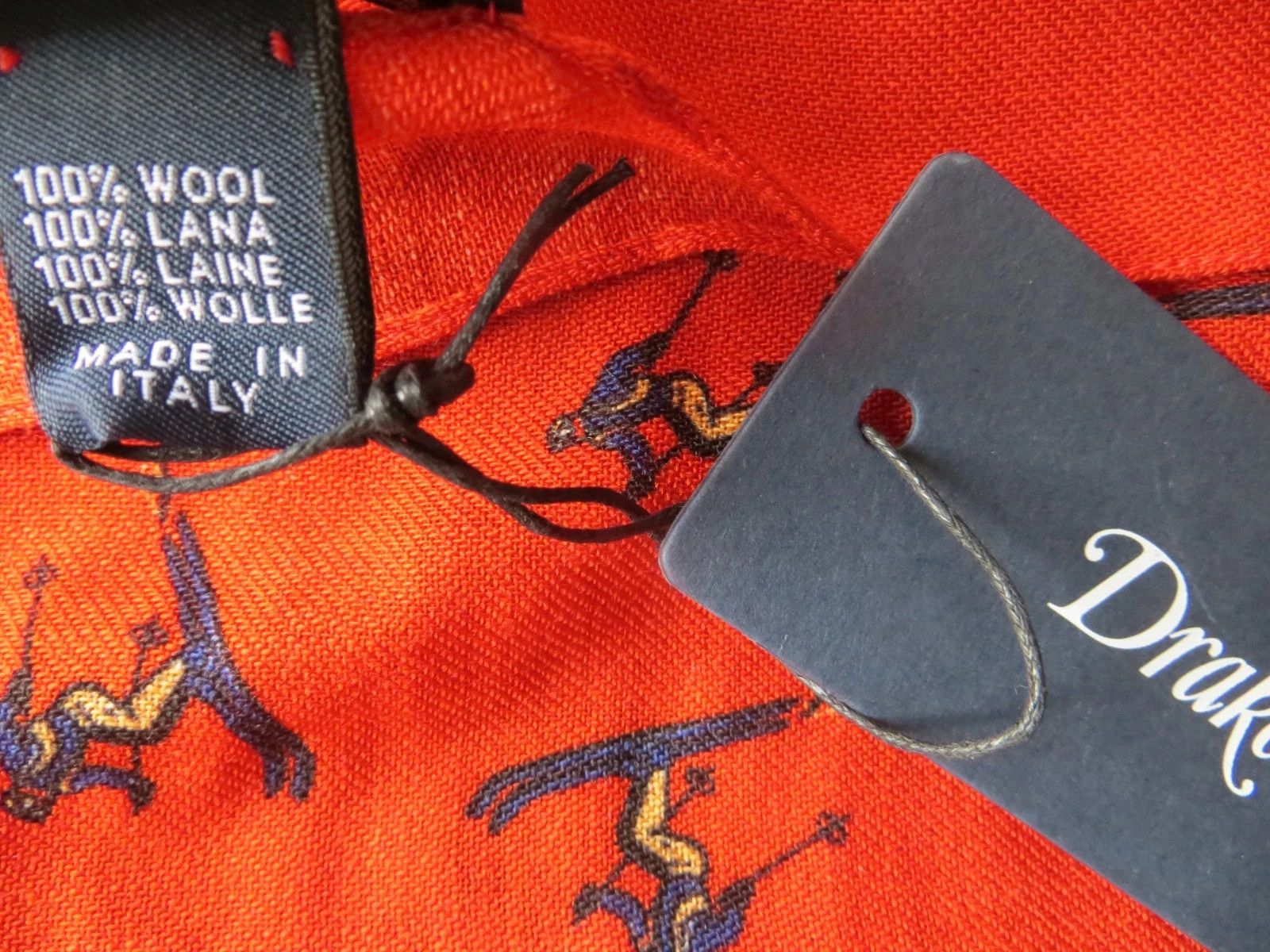 Drake's SKI PRINT LARGE SCARF Size ONE SIZE - 2 Thumbnail