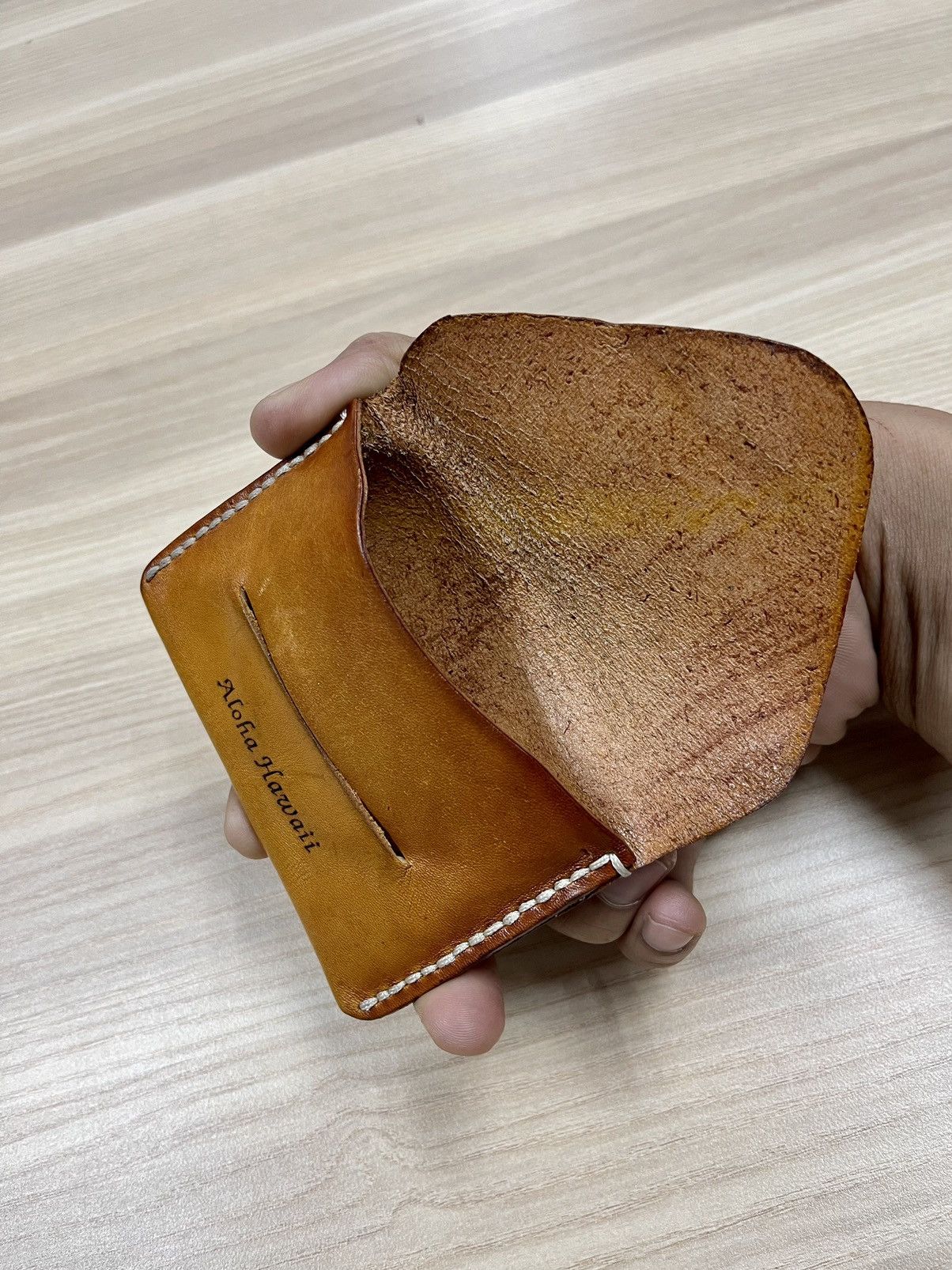 Handmade × Leather Aloha Hawaii leather wallet Size ONE SIZE - 4 Thumbnail