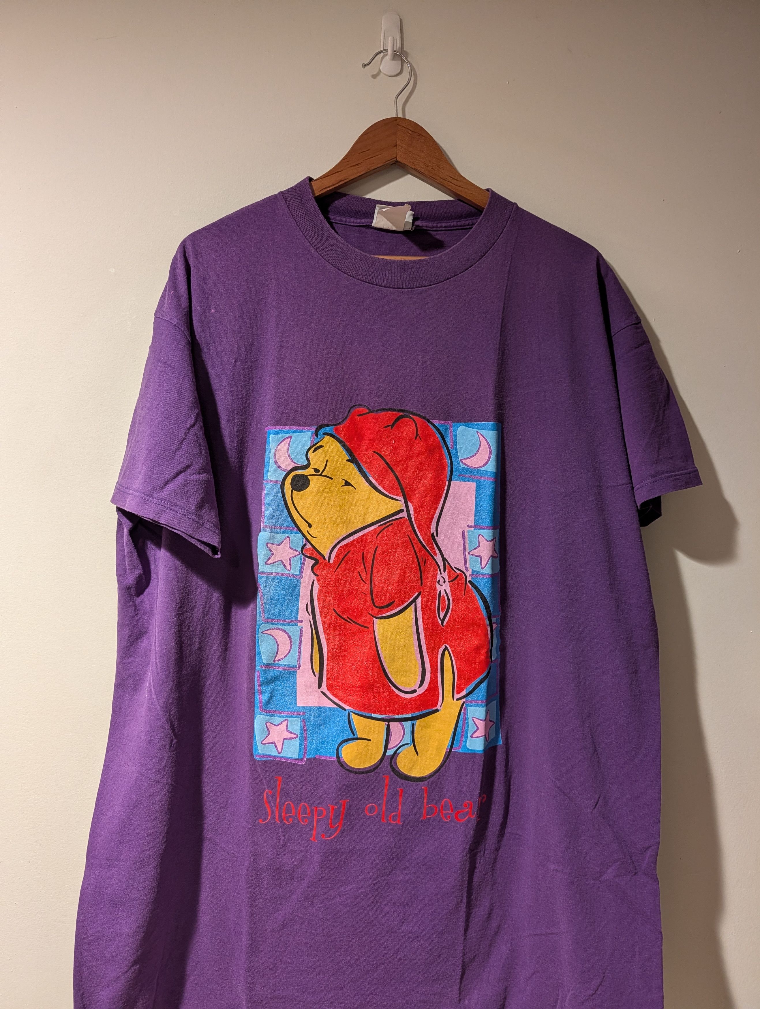 Disney Vintage Winnie the Pooh Sleepy Old Bear Disney T-Shirt Size US XXL / EU 58 / 5 - 1 Thumbnail