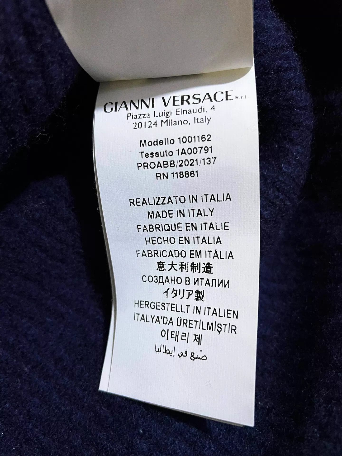 Versace Versace Logo Plaid Wool Patchwork Sweater S Milan Runway Size US S / EU 44-46 / 1 - 8 Thumbnail