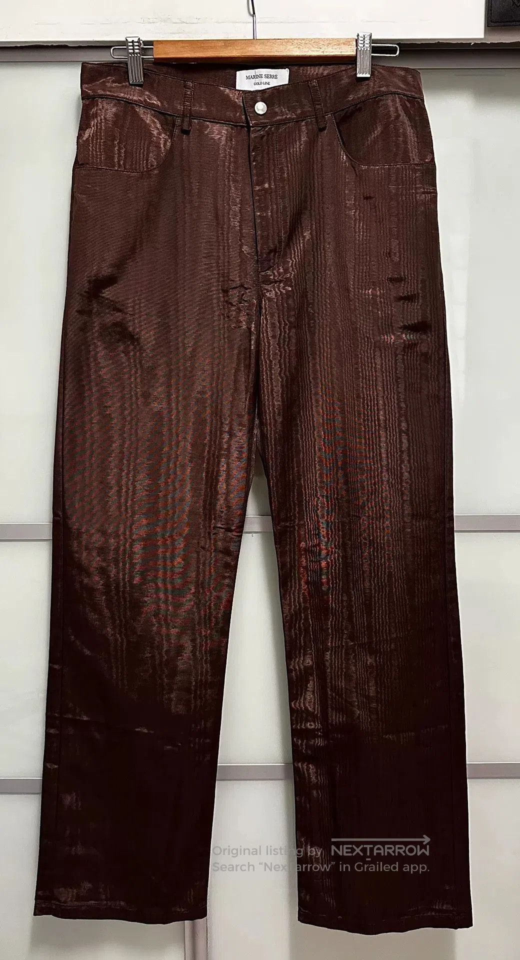 Marine Serre Marine Serre 23FW Brown Wave Trousers. Size US 32 / EU 48 - 4 Thumbnail