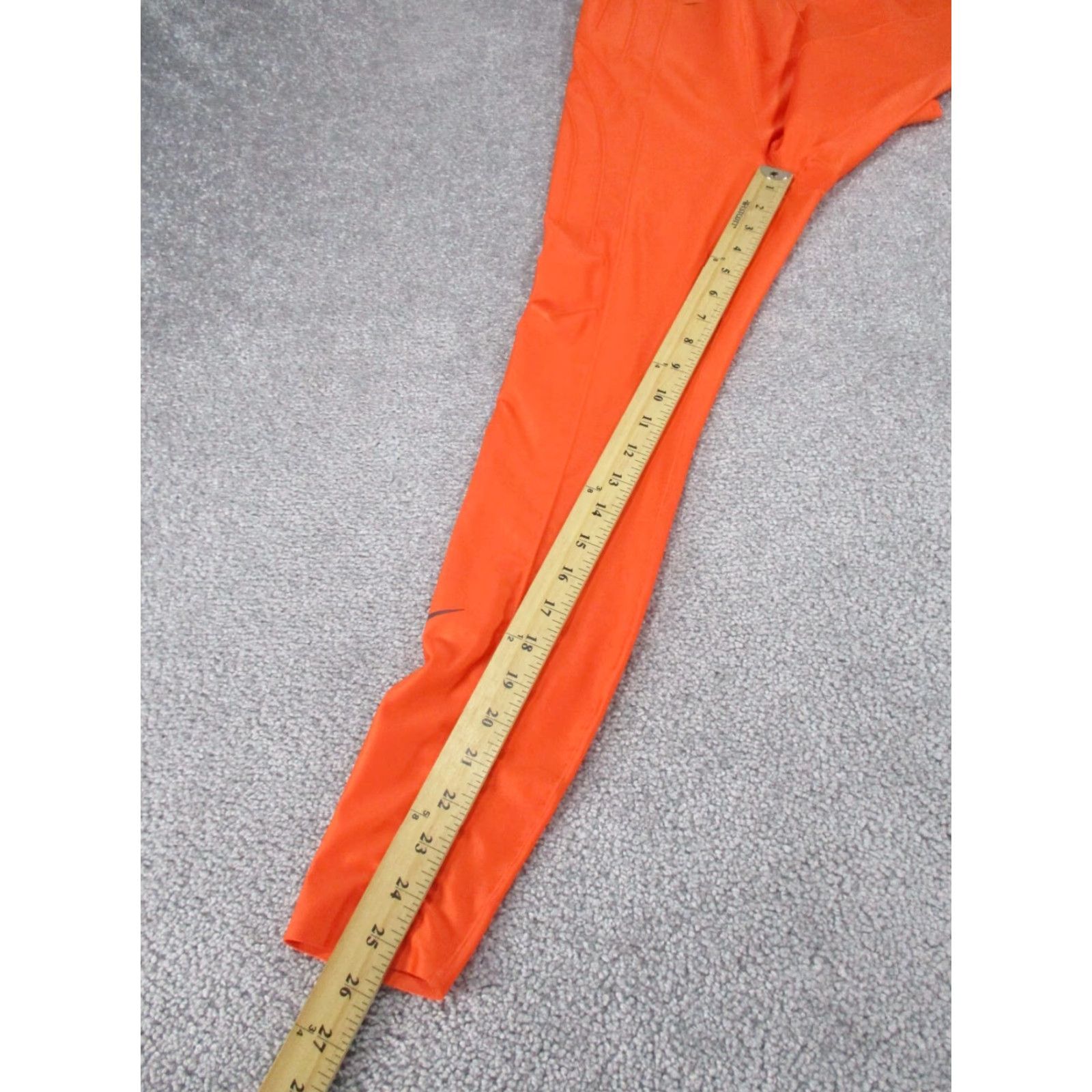 Nike Nike Sports Compression Crop Leggings Womens XS Orange Athleisure Size 26" / US 2 / IT 38 - 4 Thumbnail