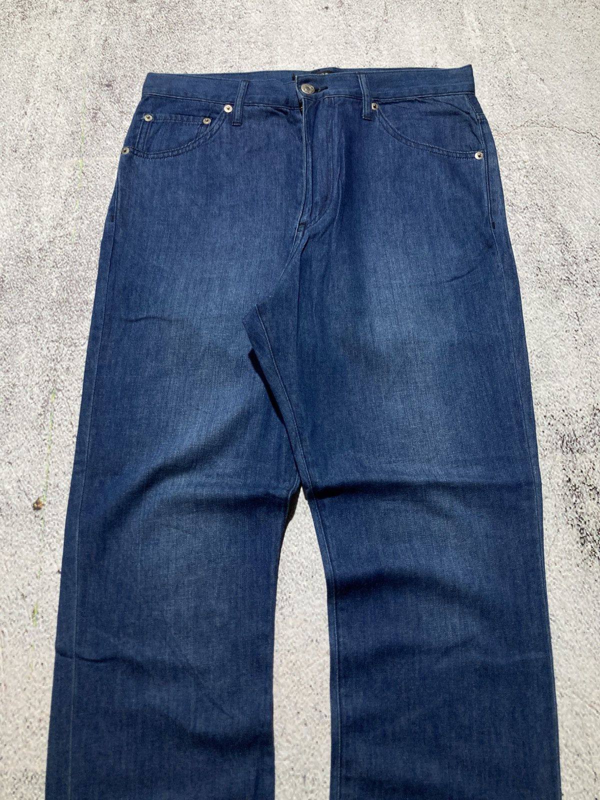 CABANE de ZUCCa Zucca by Issey Miyake Soft Denim Jeans Indigo Dye Pants Size US 31 - 9 Thumbnail