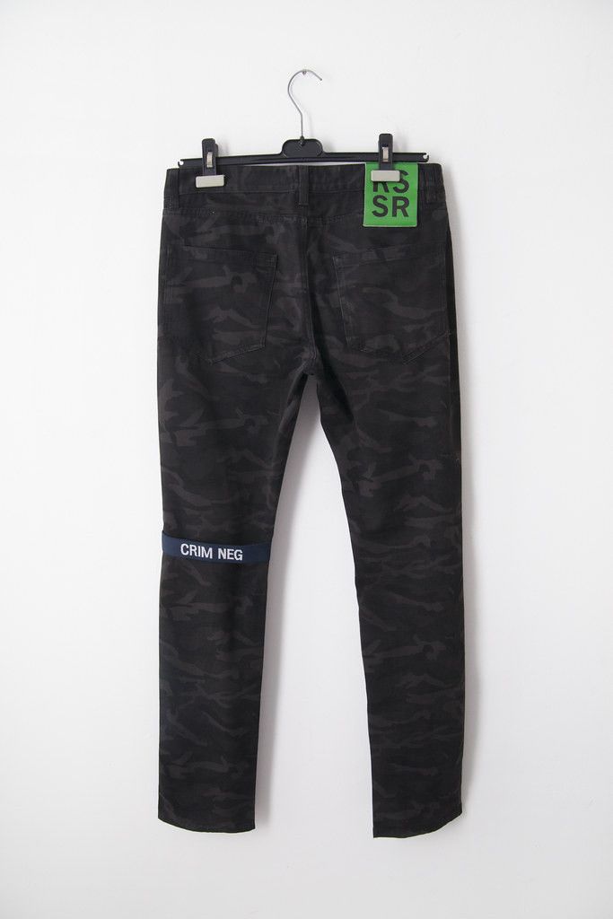 Raf Simons × Sterling Ruby AW14 Crim Neg camo pants Size US 32 / EU 48 - 1 Thumbnail