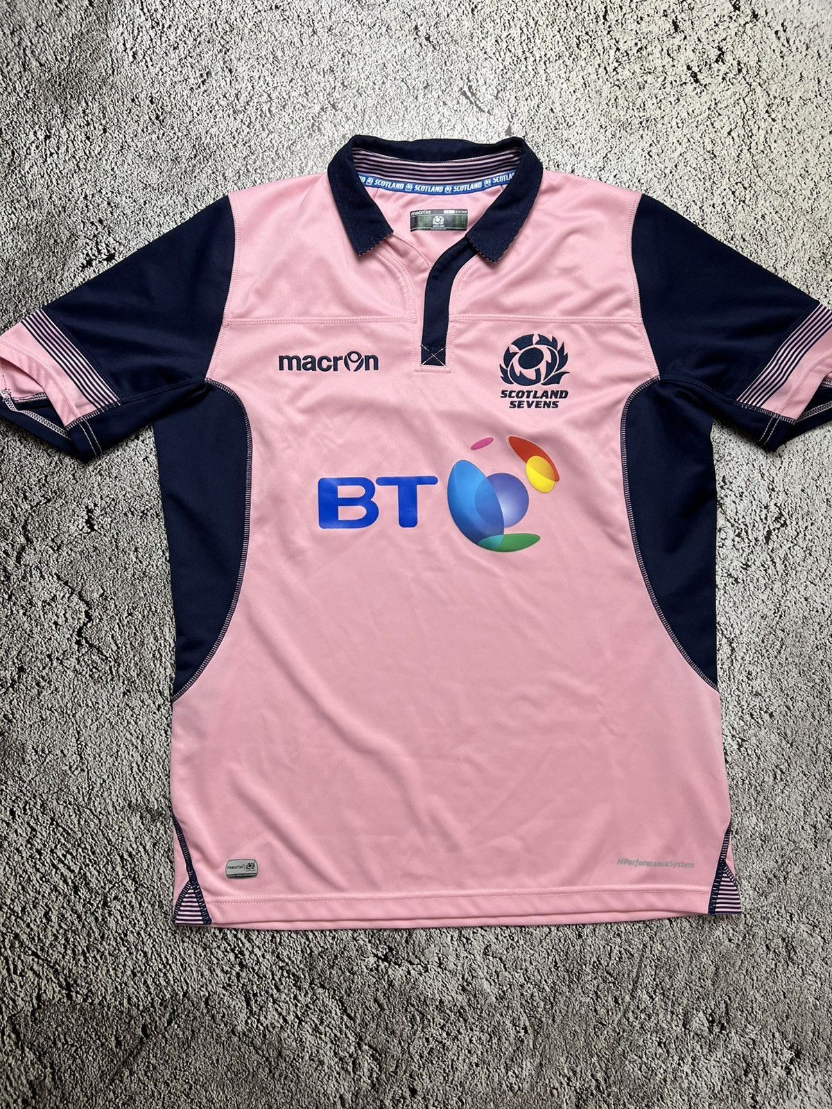 Macron 2015-2016 Macron Scotland rugby jersey y2k Size US L / EU 52-54 / 3 - 1 Thumbnail