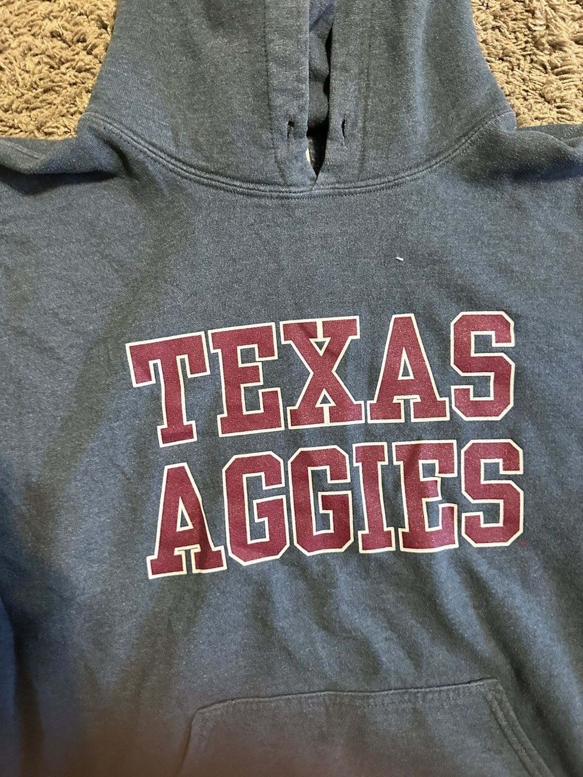 NCAA Vintage Texas Aggies “triple grey” hoodie 90s size medium Size US M / EU 48-50 / 2 - 2 Thumbnail