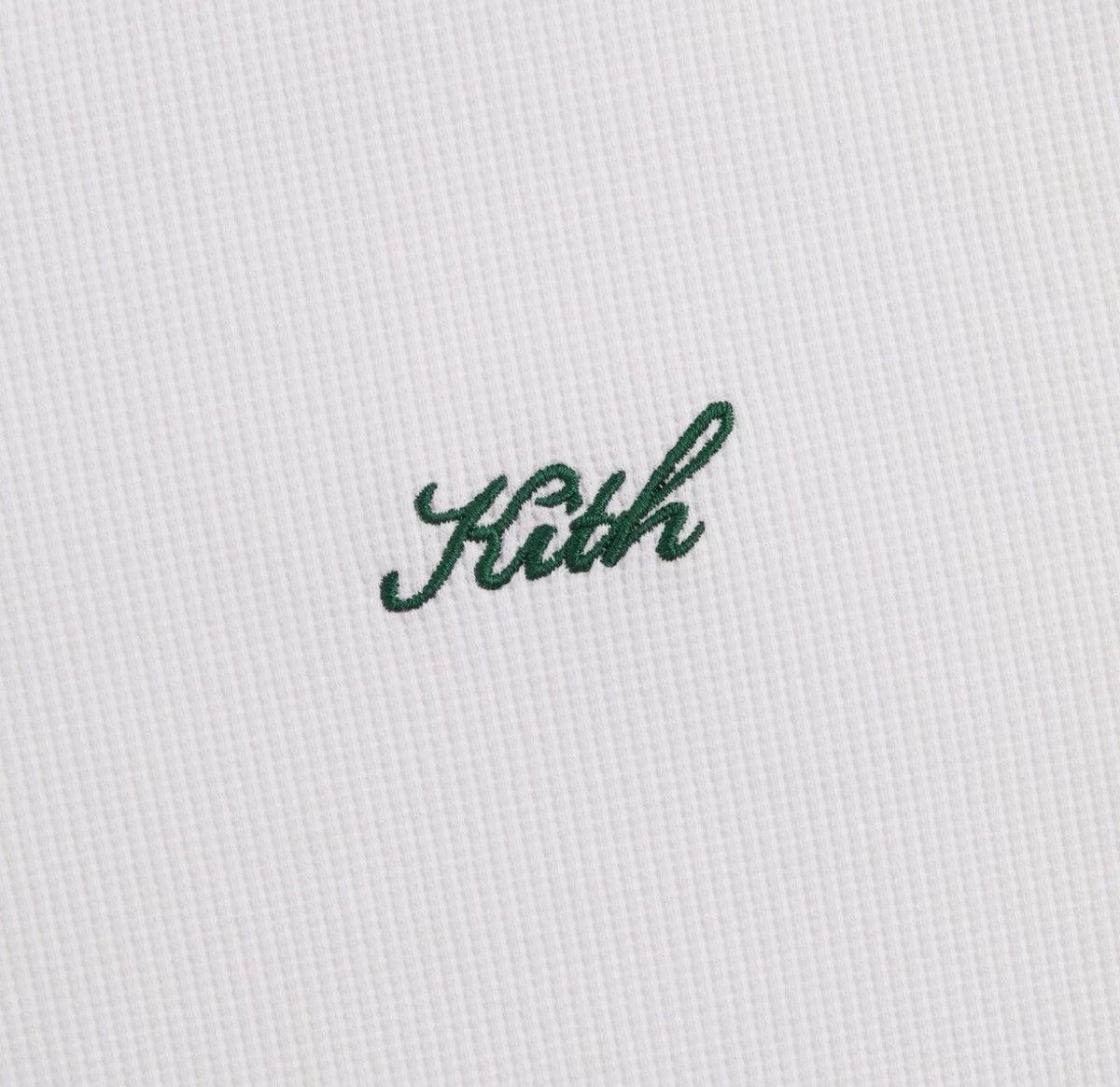 Kith Kith Micro Waffle Drew Polo in White Size XL Size US XL / EU 56 / 4 - 2 Thumbnail