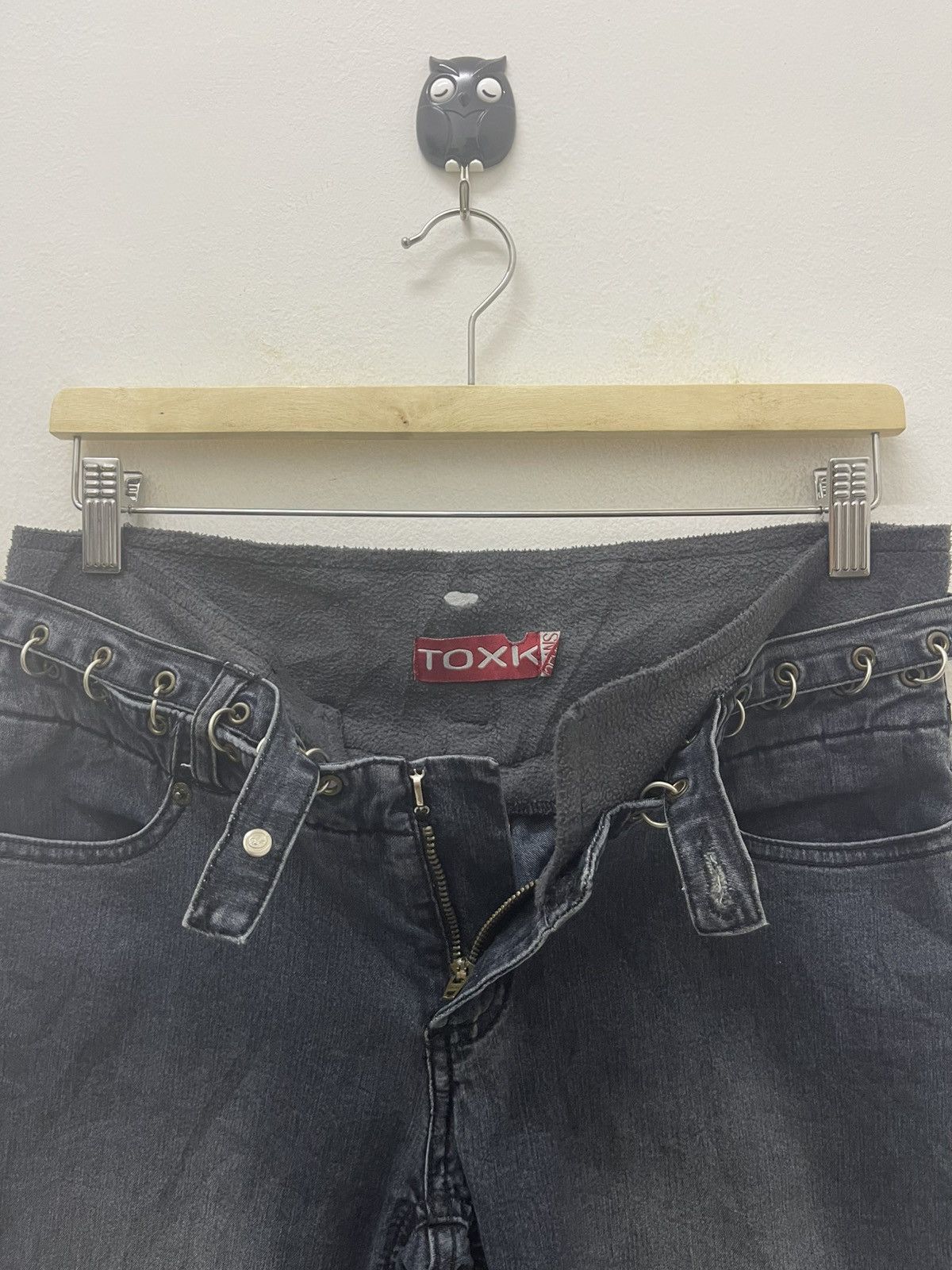 Japanese Brand Rare Vintage TOXK Jeans Punk Piercing Seditionaries Flare Size US 27 - 12 Thumbnail