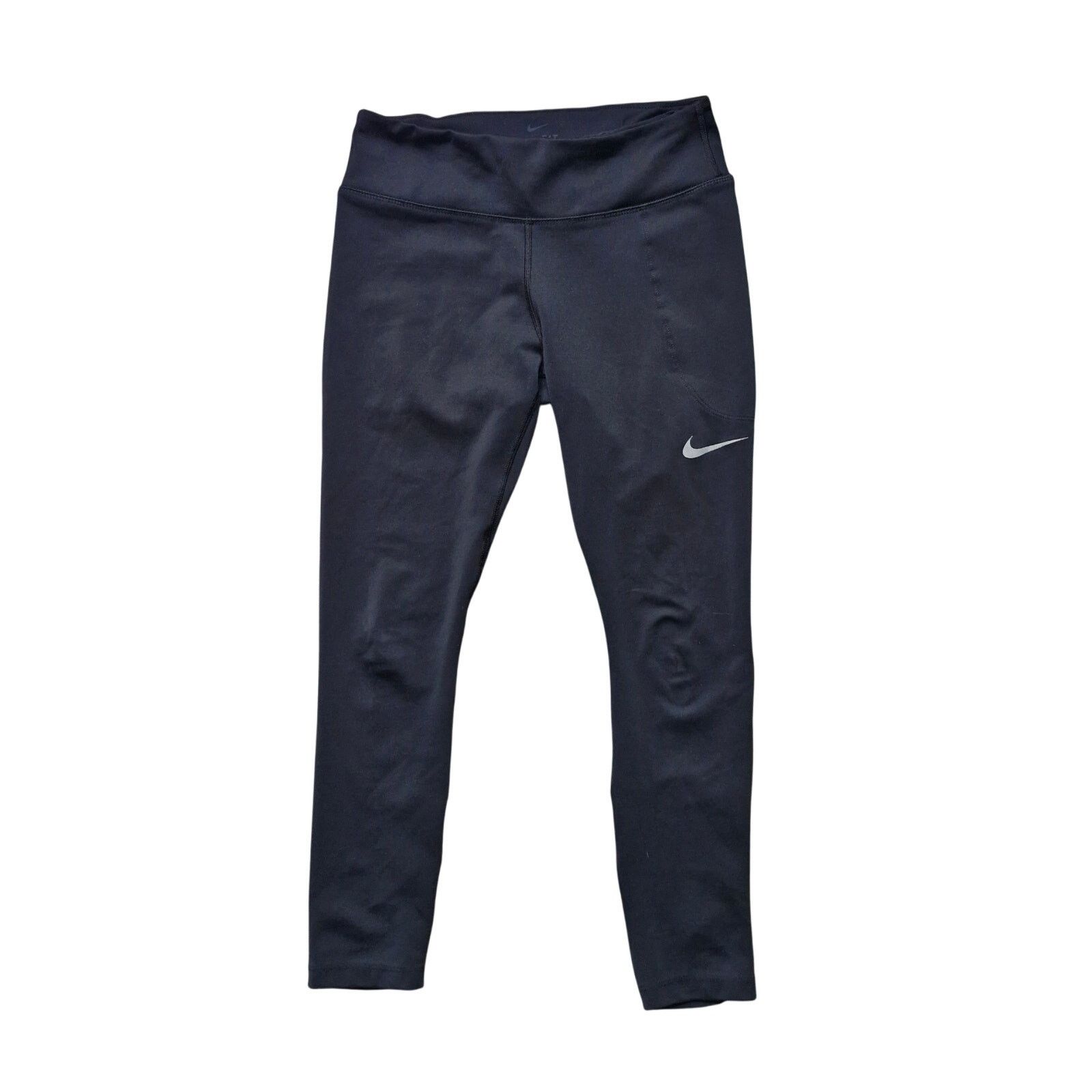 Nike Nike Leggings Women’s XS Black Crop Running Tights Dri-FIT Size 25" / US 0 / IT 36 - 1 Thumbnail