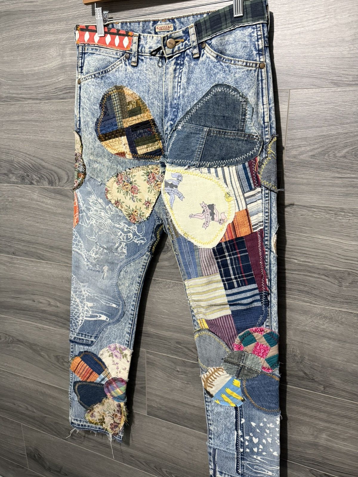 Kapital Kapital Clover PatchWork Jeans Size US 29 - 2 Thumbnail