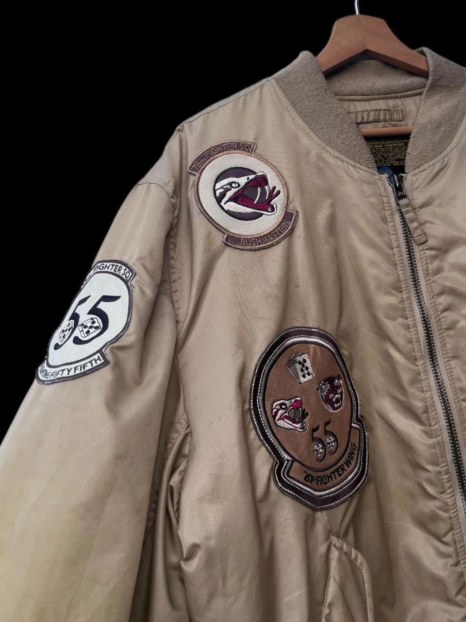 Avirex Avirex Bomber Flight Ground L-2 Fighter Air Force Jacket Size US XL / EU 56 / 4 - 8 Thumbnail