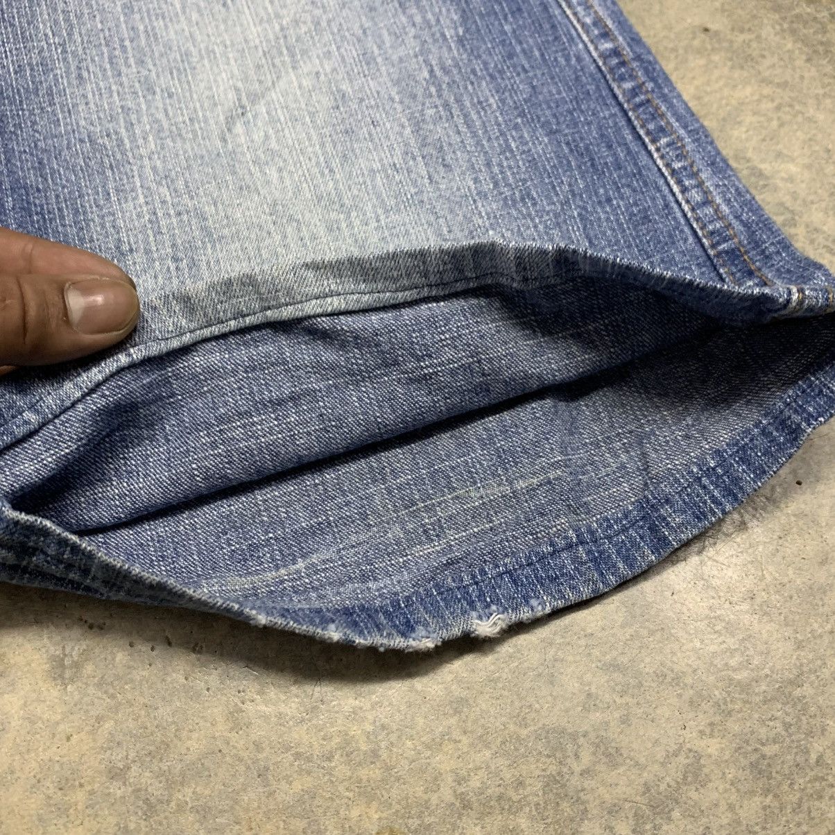 Japanese Brand Y2K Flare Loony Jeans Clawmark Fade Jean Size 27" / US 4 / IT 40 - 17 Thumbnail