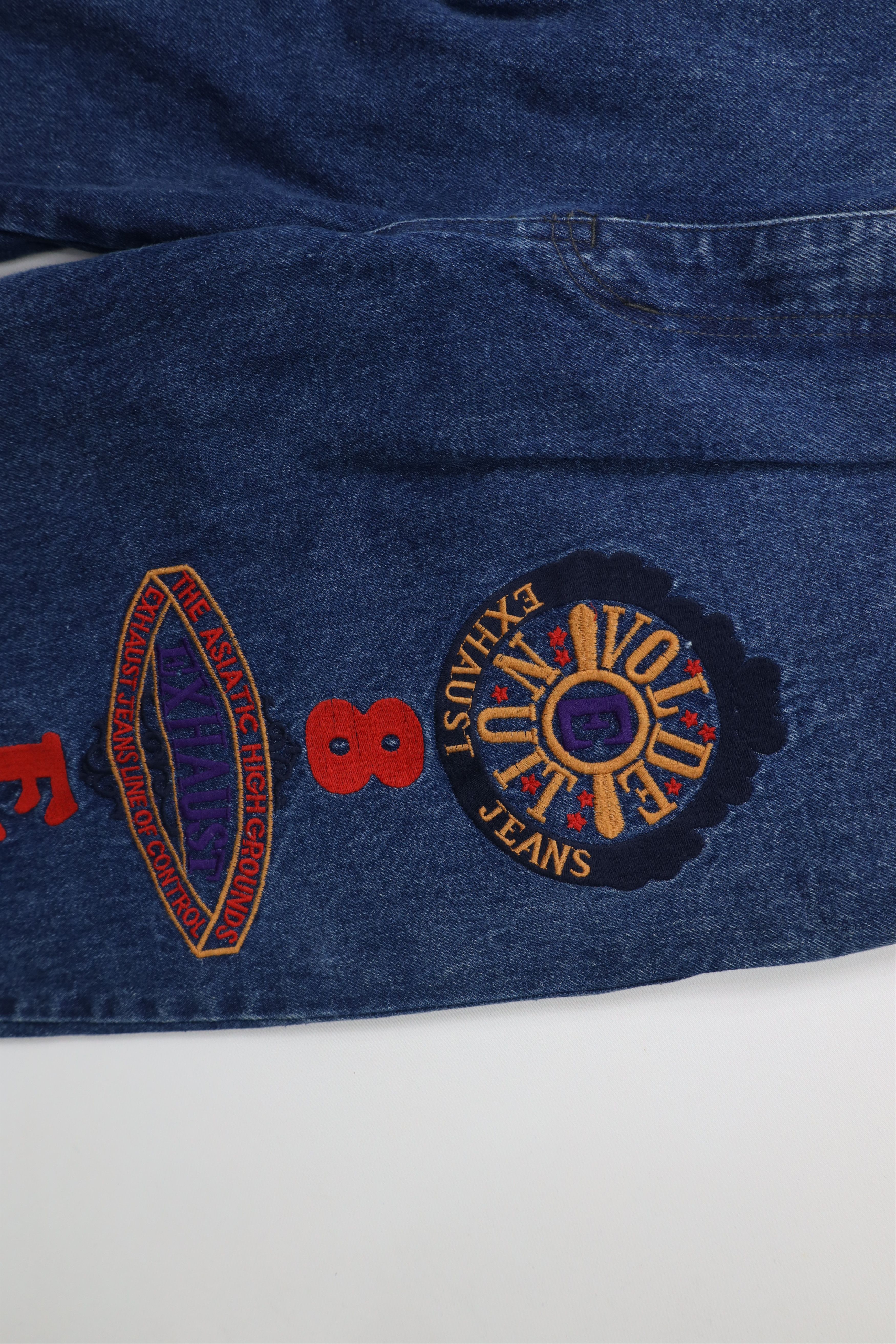 Vintage Deadstock Vintage 90s Streetwear Skateboard Jeans 8 Ball Size US 33 - 6 Thumbnail