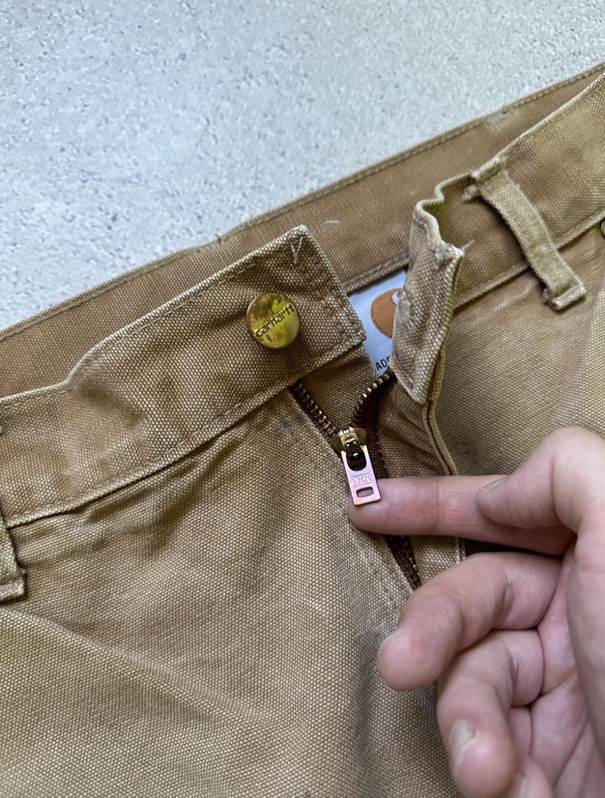Carhartt Vintage Carhartt Double Knee Work Pants 34/32 Made in USA Size US 34 / EU 50 - 6 Thumbnail