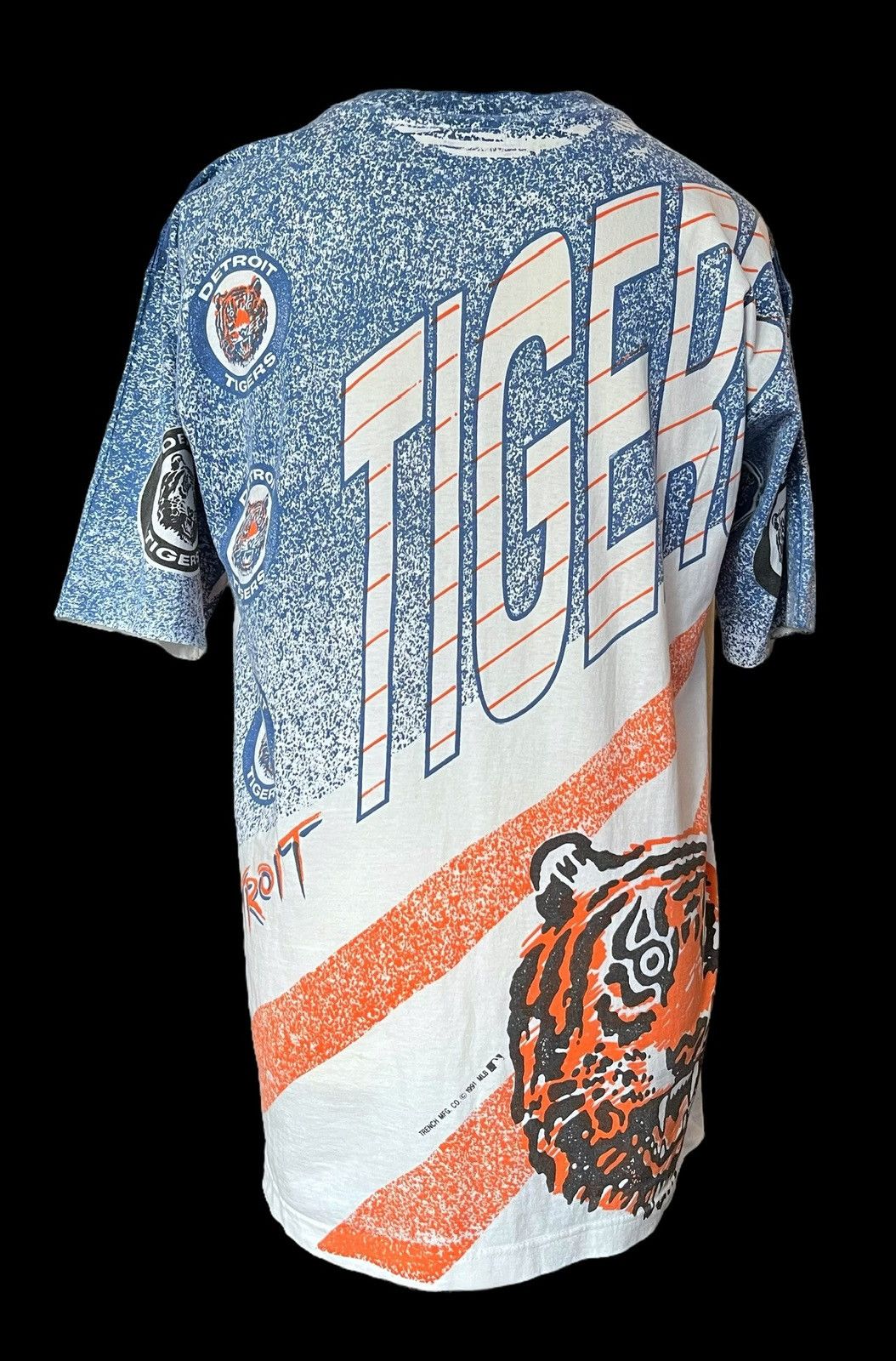 MLB × Vintage 1991 Detroit Tigers Trench Americas Favourites T shirt L Size US L / EU 52-54 / 3 - 2 Thumbnail