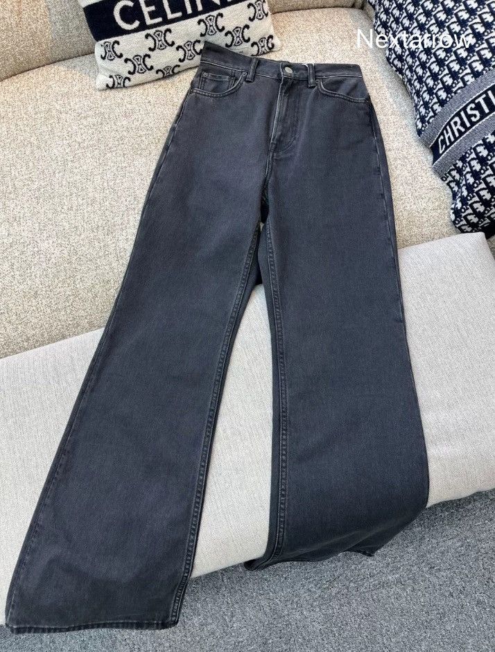 Acne Studios ACNE STUDIOS Town Black Crease Jeans | Grailed
